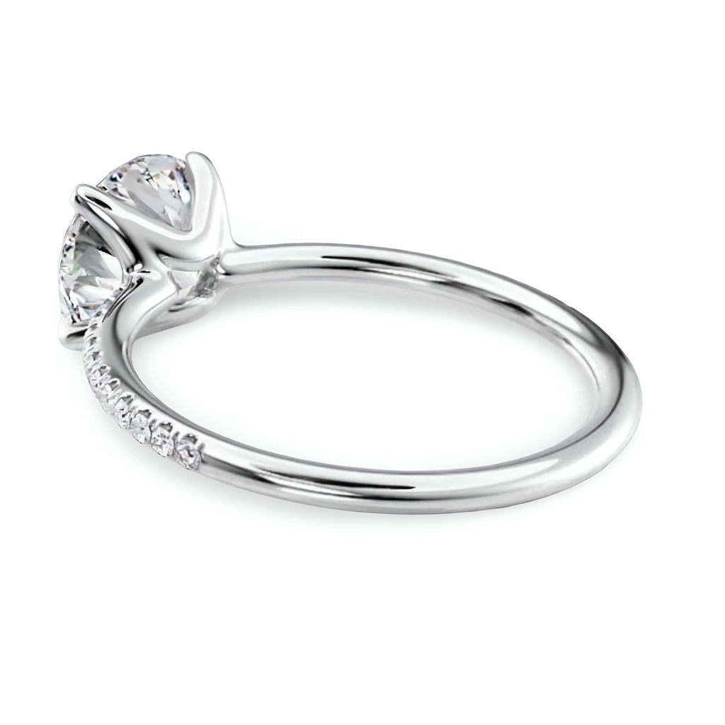 2.0CT Round Brilliant Set in Pavé MG ESSENCE
