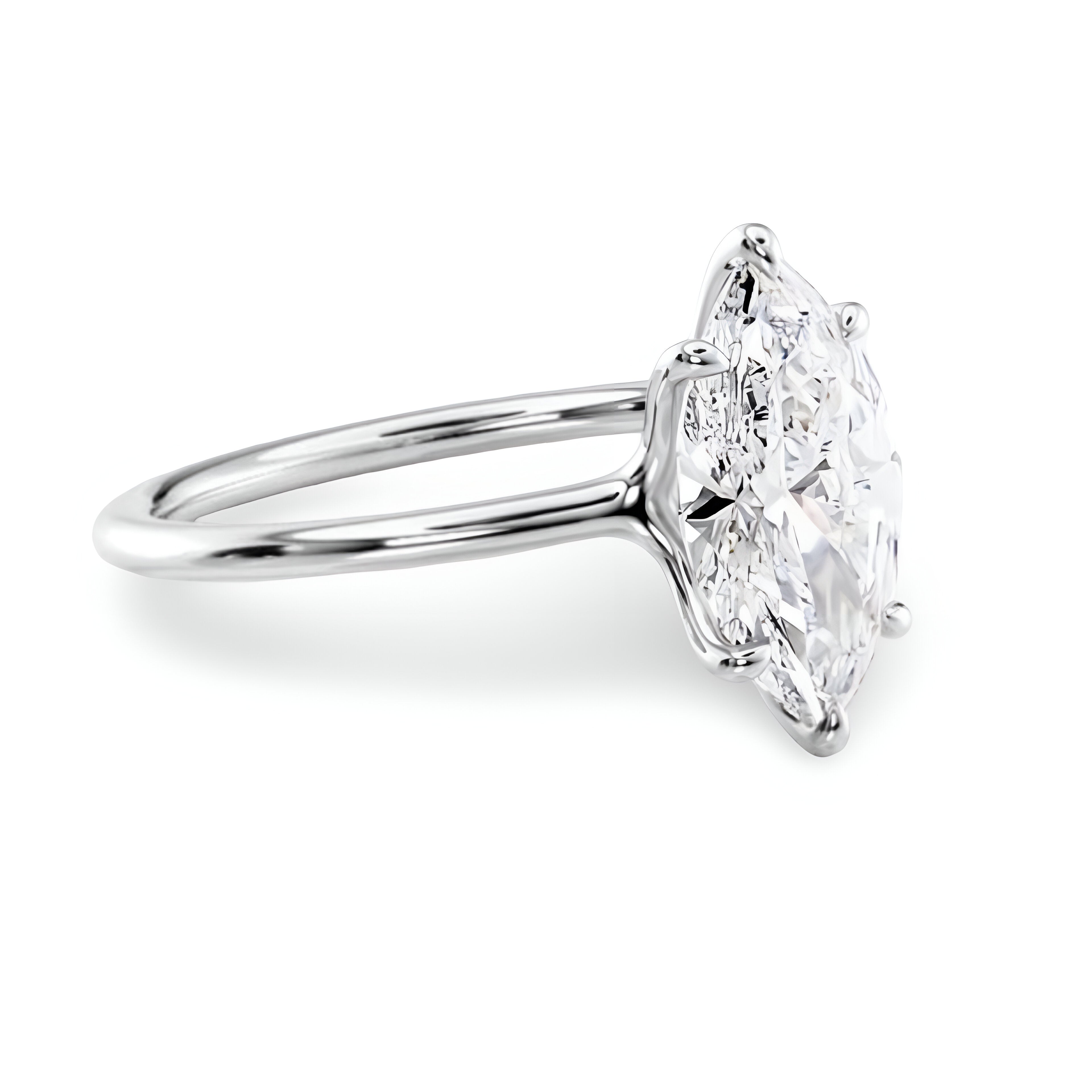 3.0CT MARQUISE CUT™️ with 6 Prongs