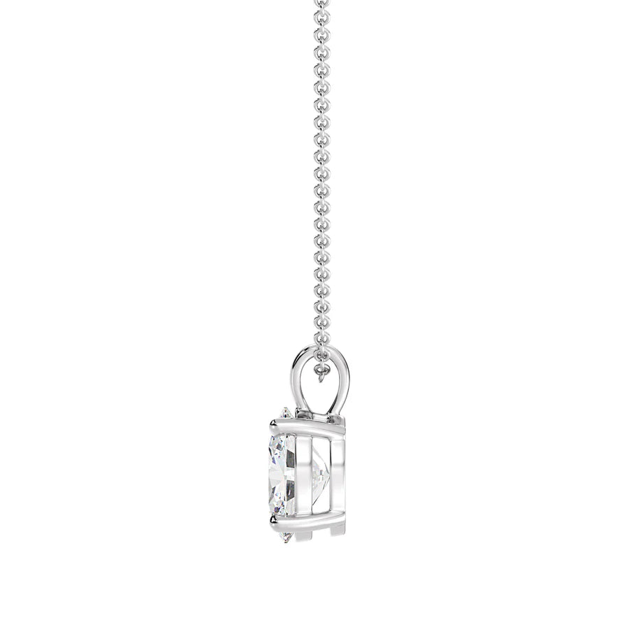 2.0 CT Oval Cut Opal Dream Necklace - MG ESSENCE