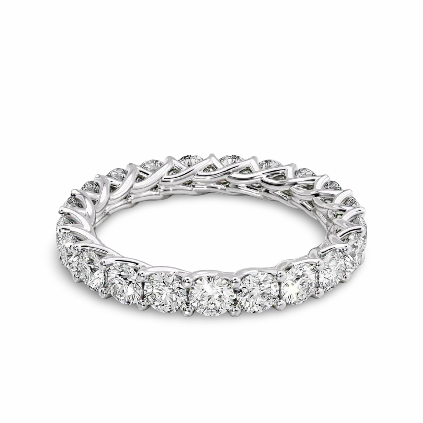 MG PREMIER™️ TRELLIS ETERNITY BAND