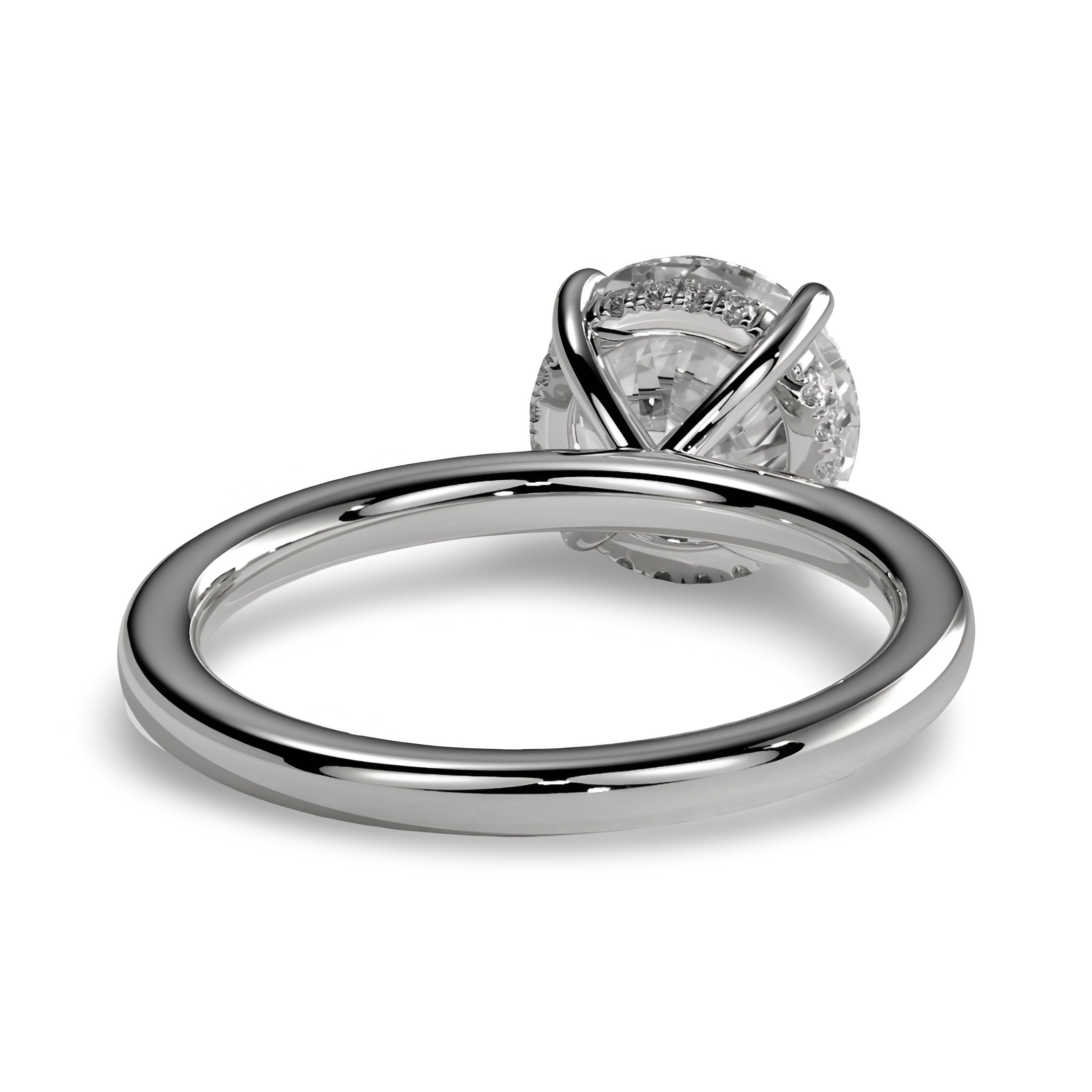 The Eternal Round Solitaire Ring in Sterling Silver