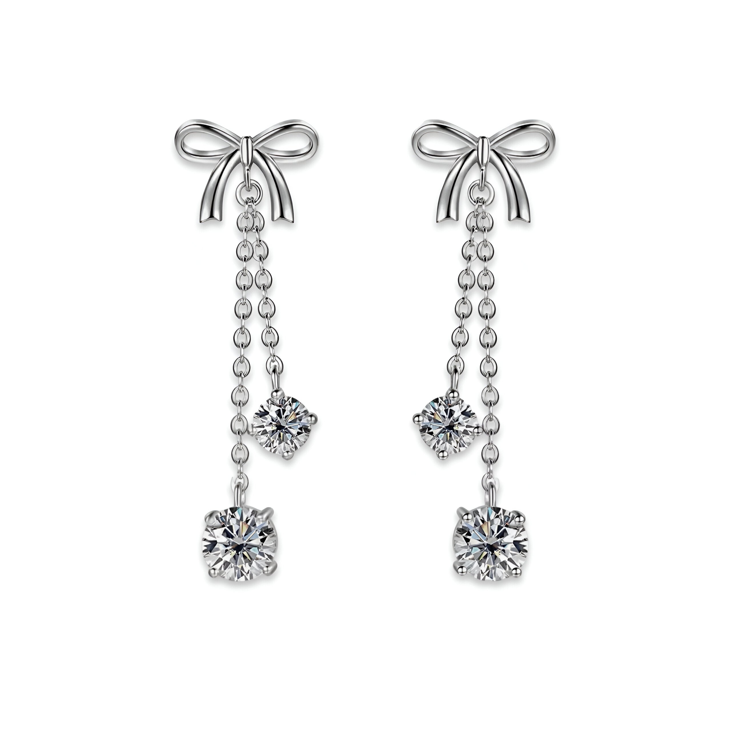 The Élise Bow Drop Earrings