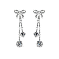 The Élise Bow Drop Earrings