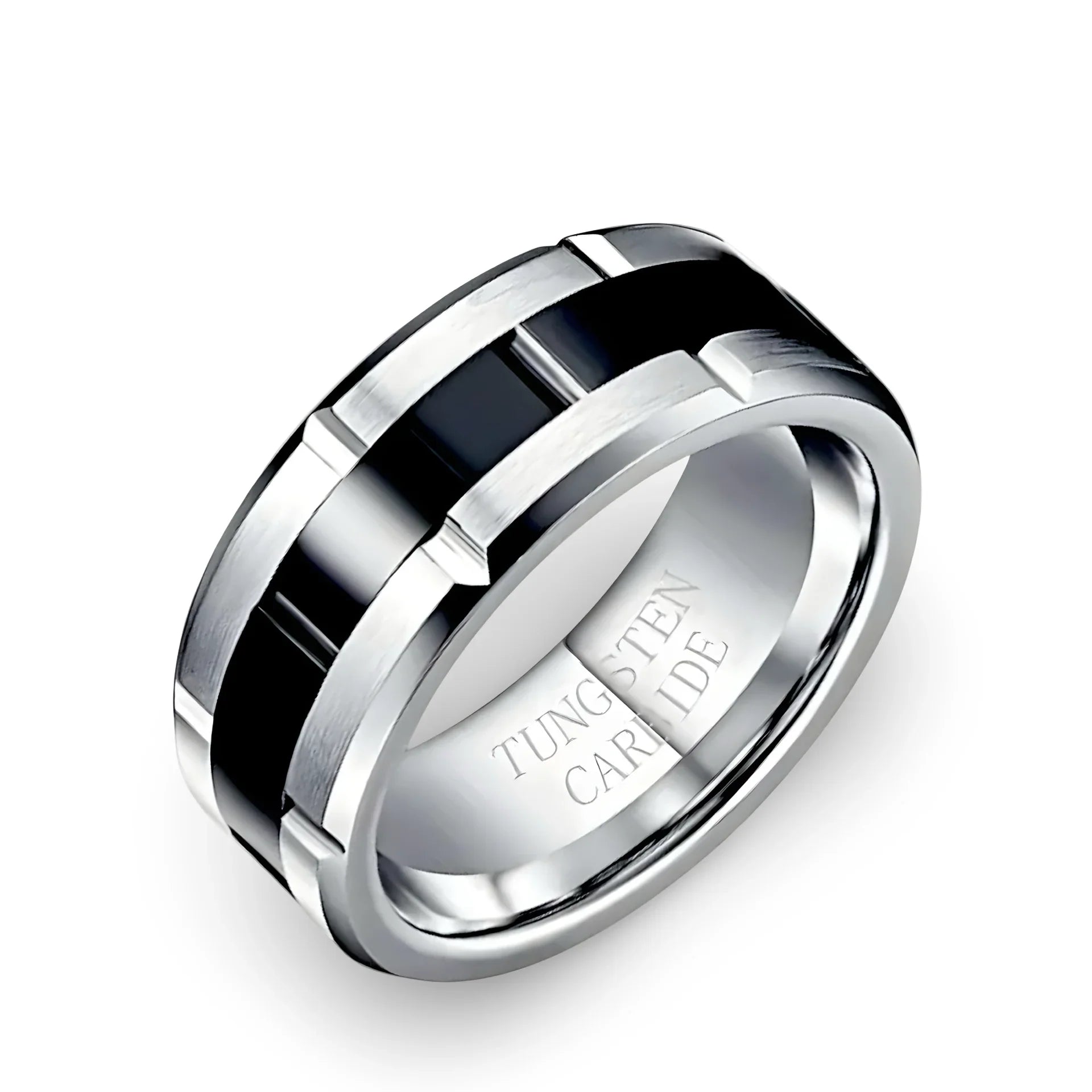 The Black Valor Tungsten Carbide Ring