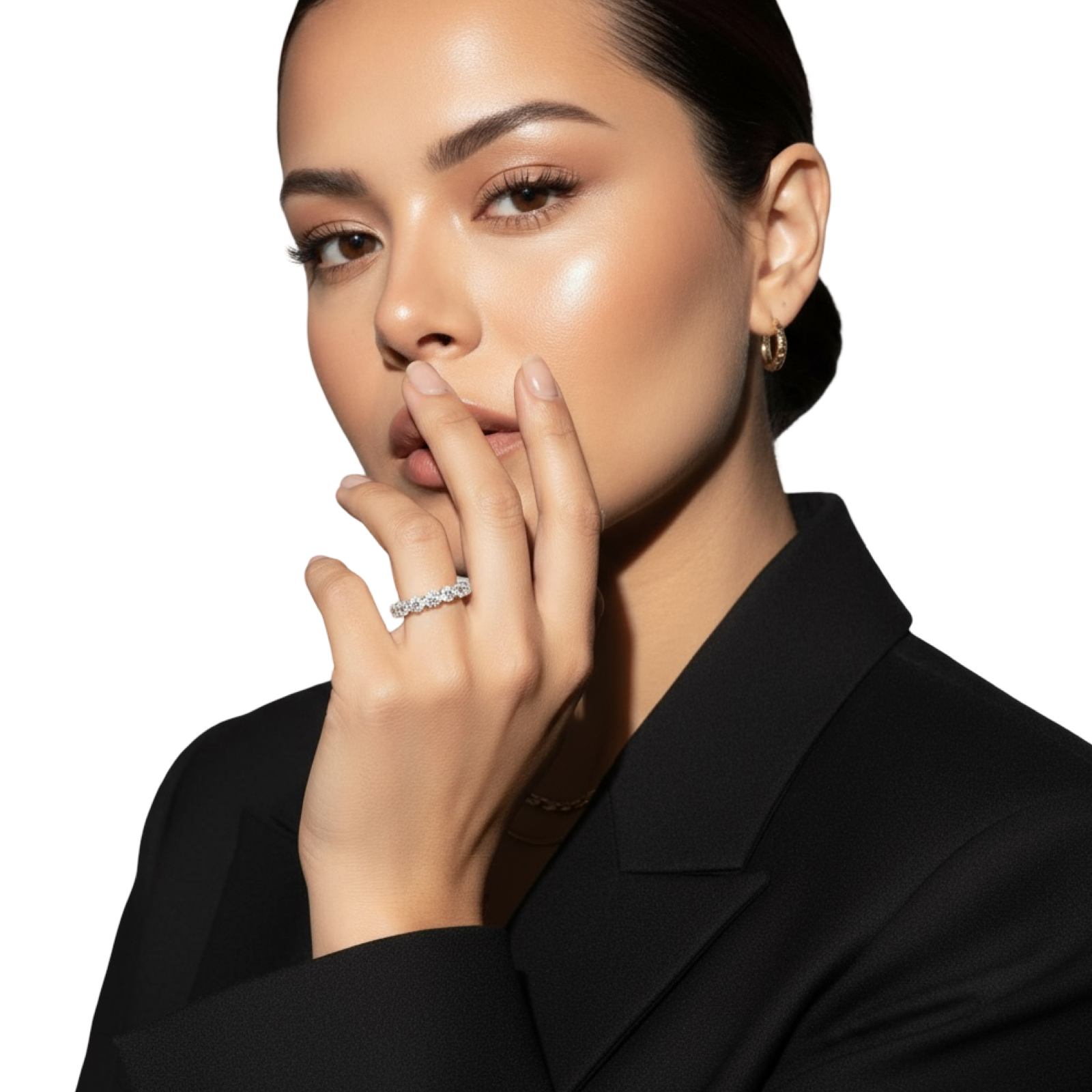 THE INFINITE GRACE™️ Round Cut Moissanite Eternity Band