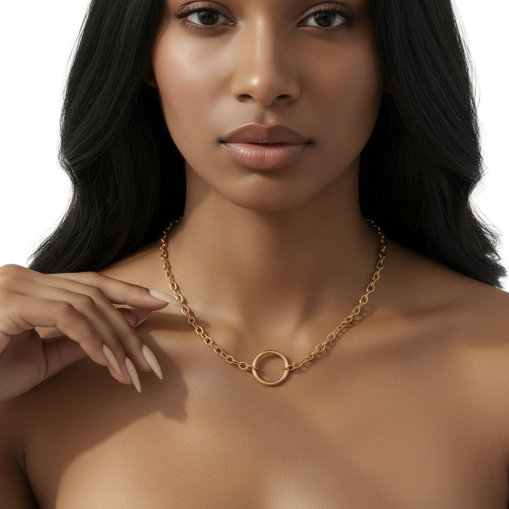 MG ESSENCE – Eternelle Circle Pendant Necklace