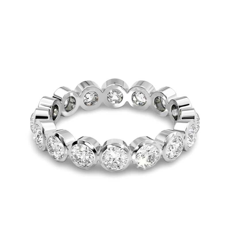 MG CASSARA™️ 2.0CT ROUND SHARED PRONG ETERNITY