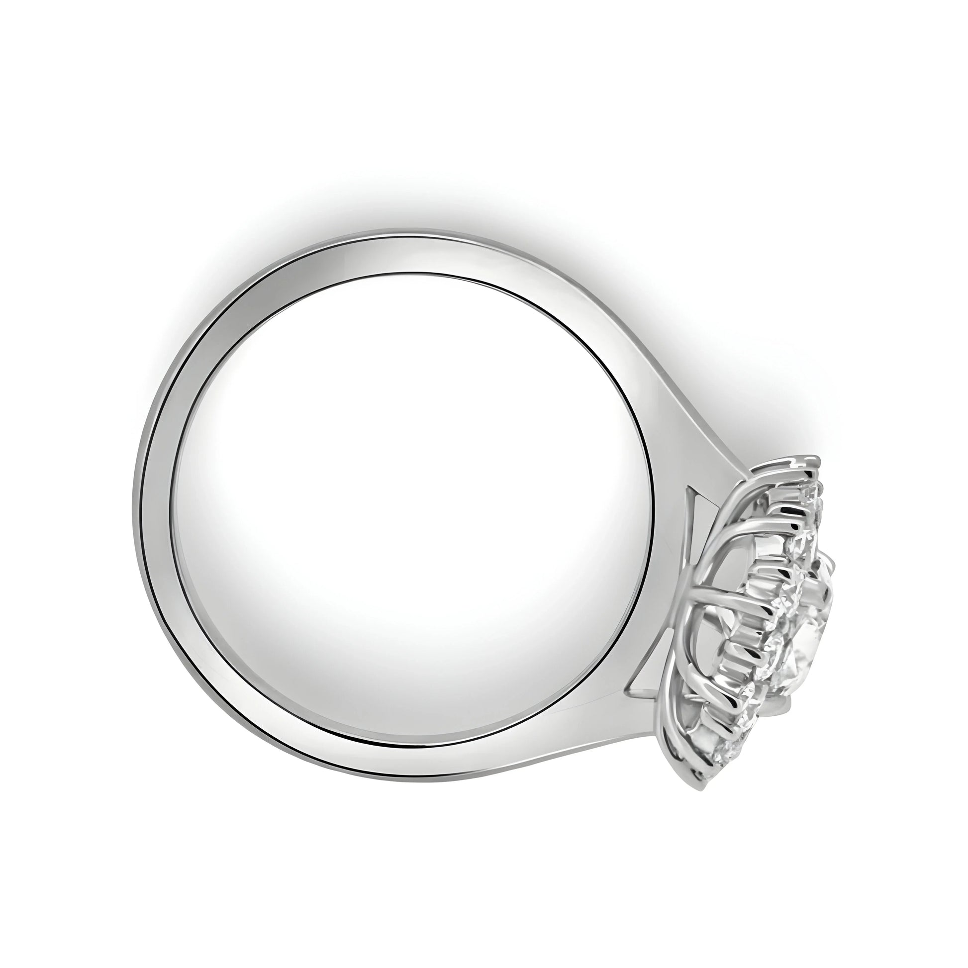 MG SIGNATURE®️ 2.0CT CATHEDRAL OVAL HALO RING - MG ESSENCE