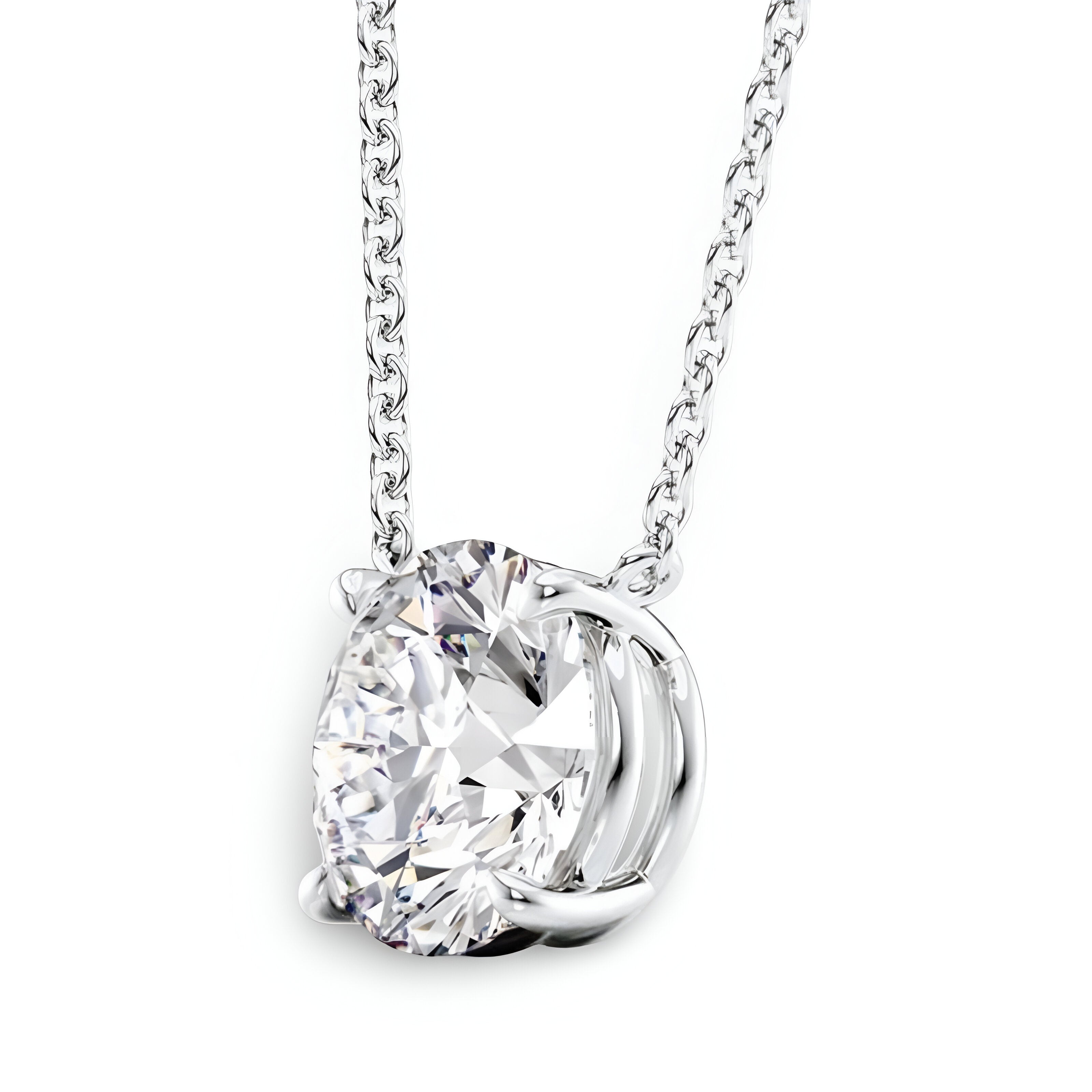 Round Aurora Glow Necklace