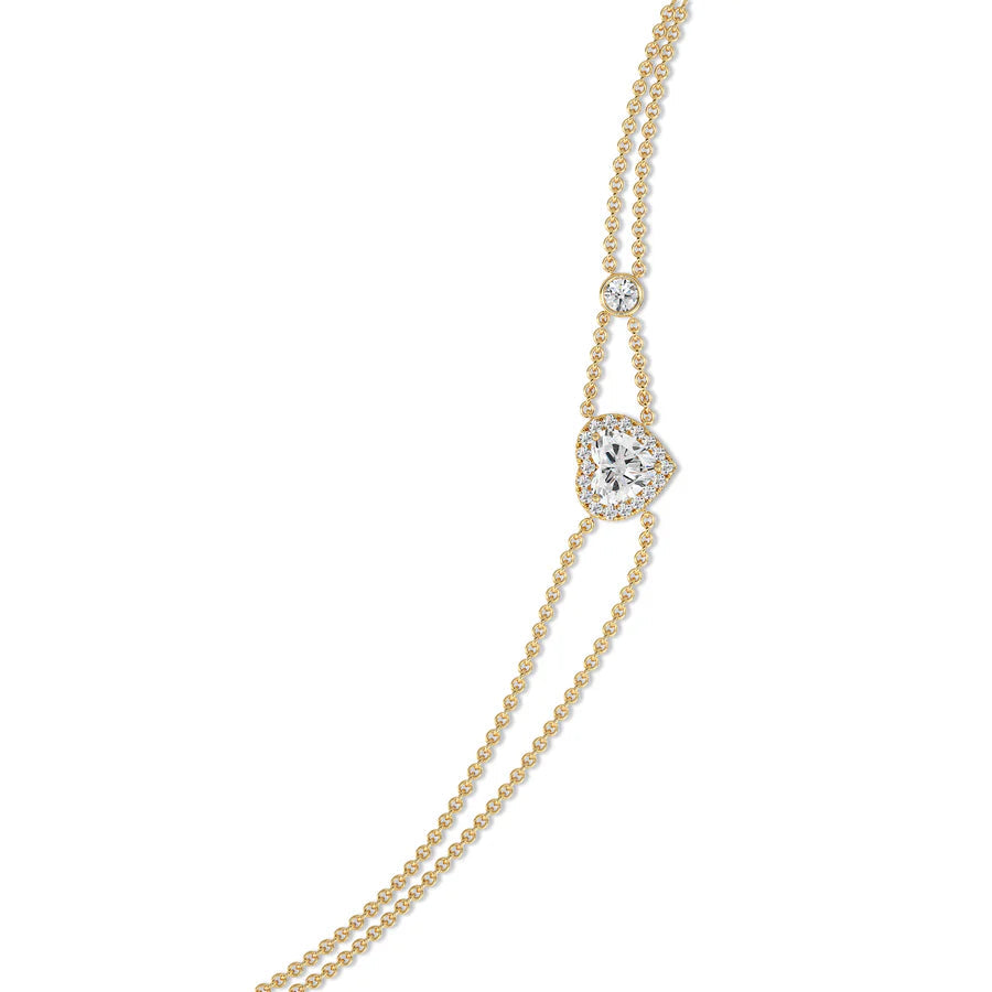 Gold Heart Celestial Link Bracelet - MG ESSENCE