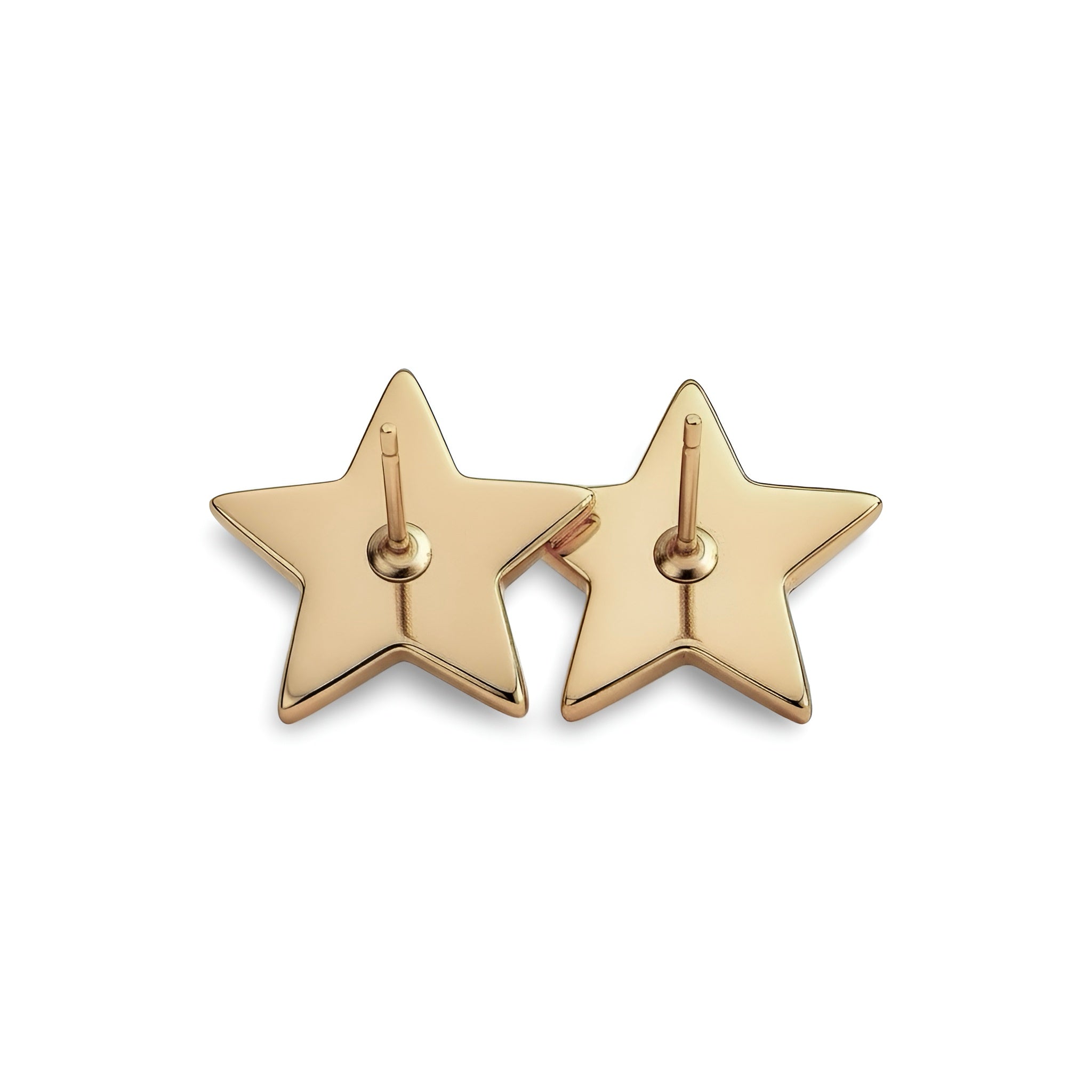 Celestial Star Stud Earrings – 9K Yellow Gold