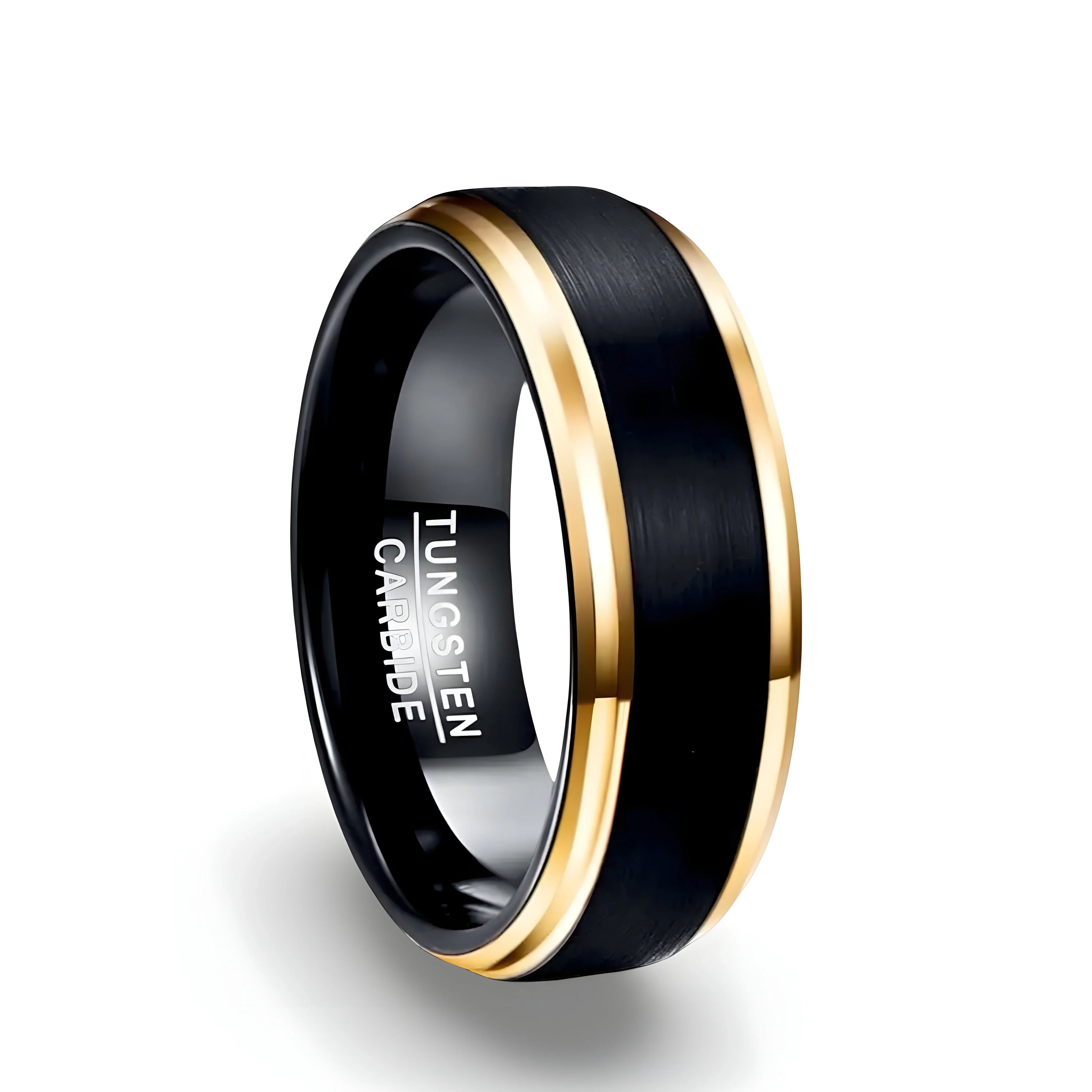The Imperium Gold Tungsten Carbide Ring