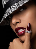 The Oval Bezel Eternity Line Band