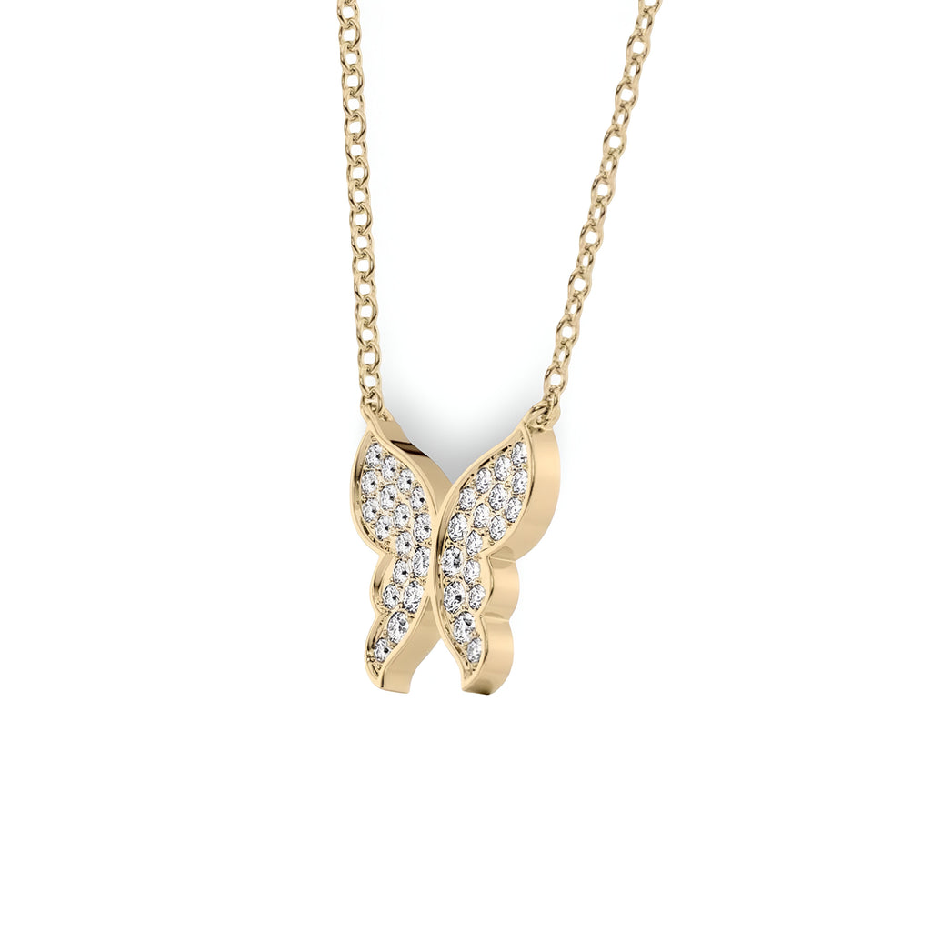 Moonlit Butterfly Necklace in 18K Gold Plated MG ESSENCE