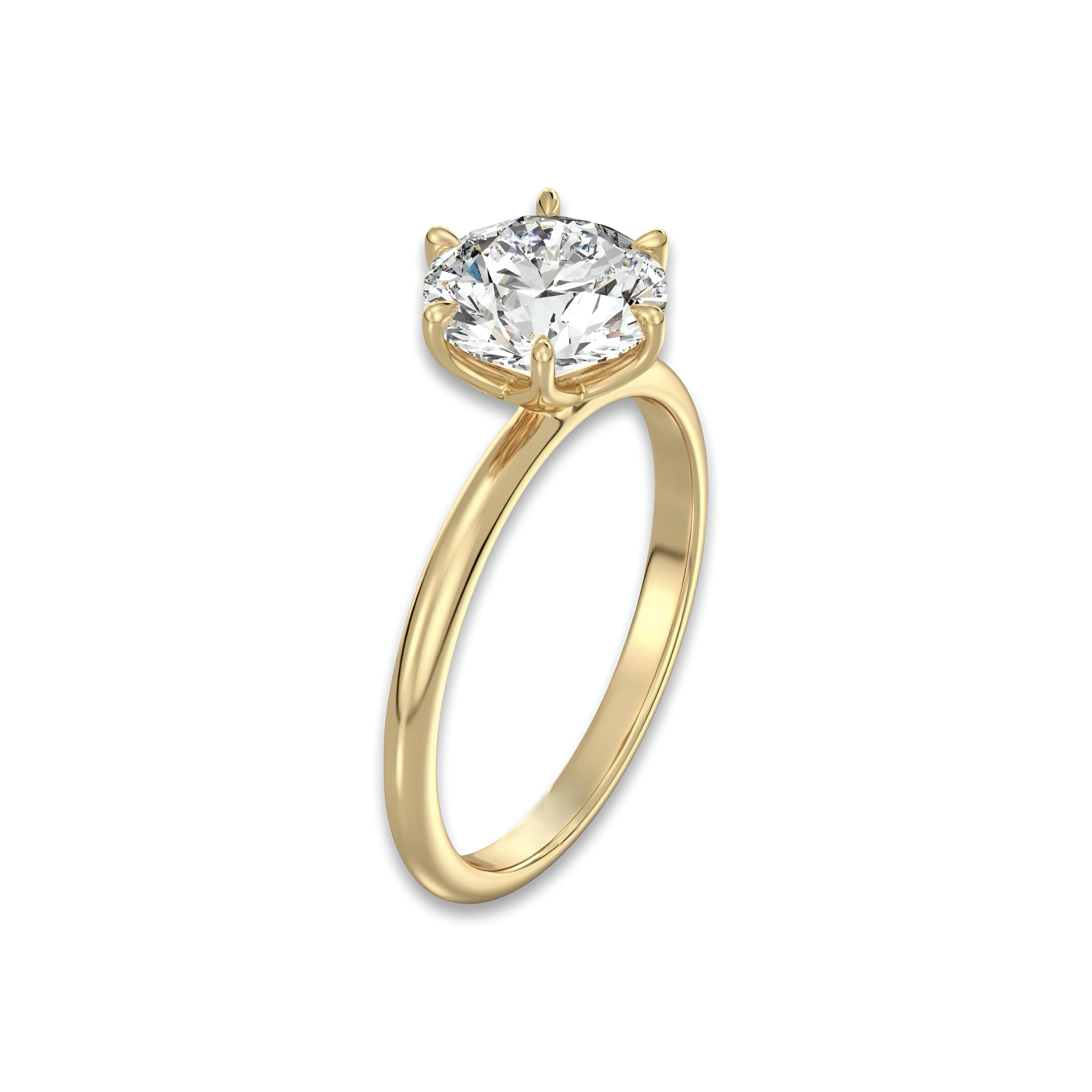 MG Aurion™ 3.0ct Round Brilliant Solitaire Ring – 9ct / 14ct / 18ct Gold