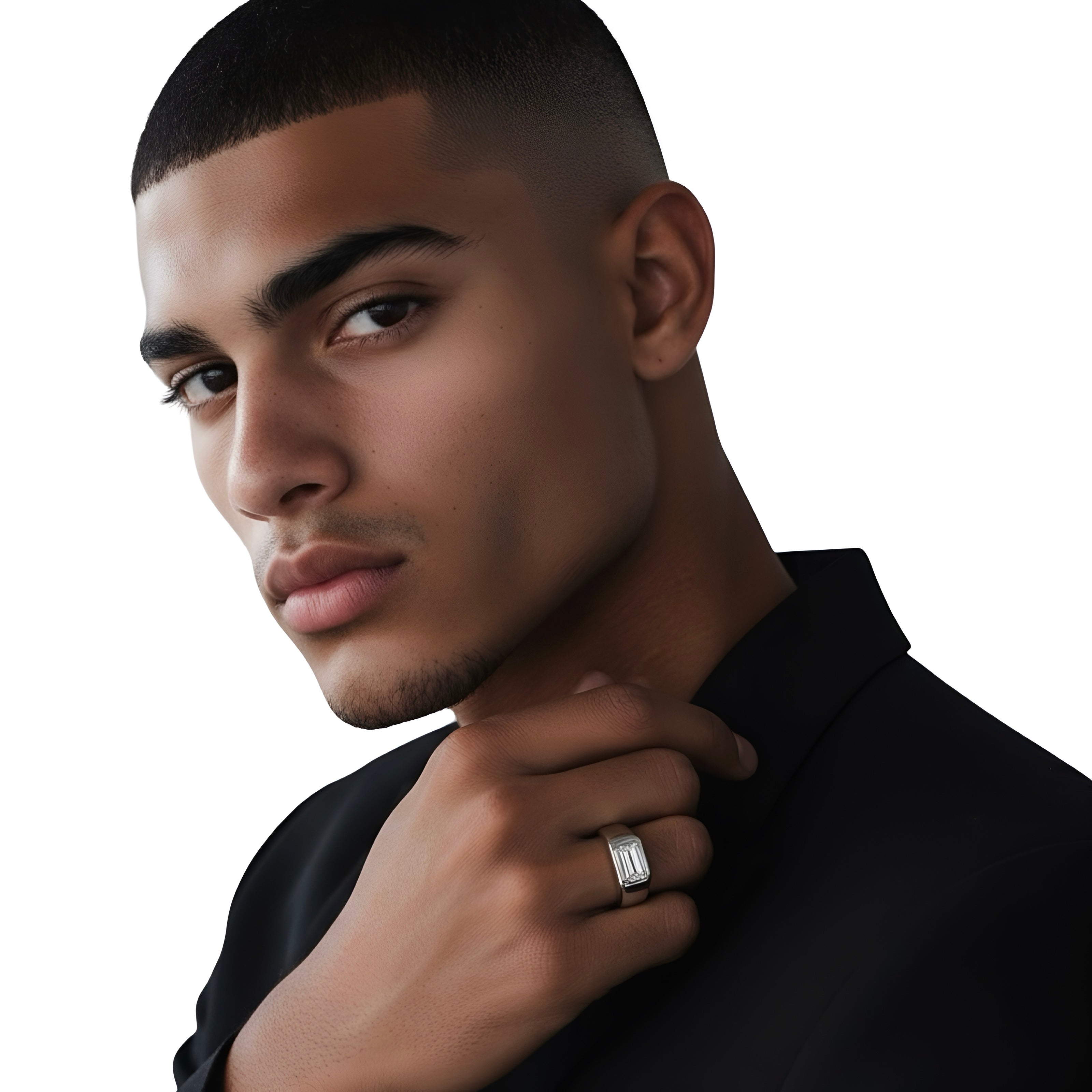 The MG Monarch™️ — Emerald-Cut Solitaire (1.0ct Moissanite) Ring