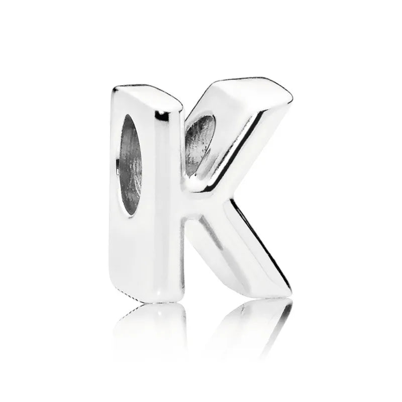K Lettered Luxe Pendant