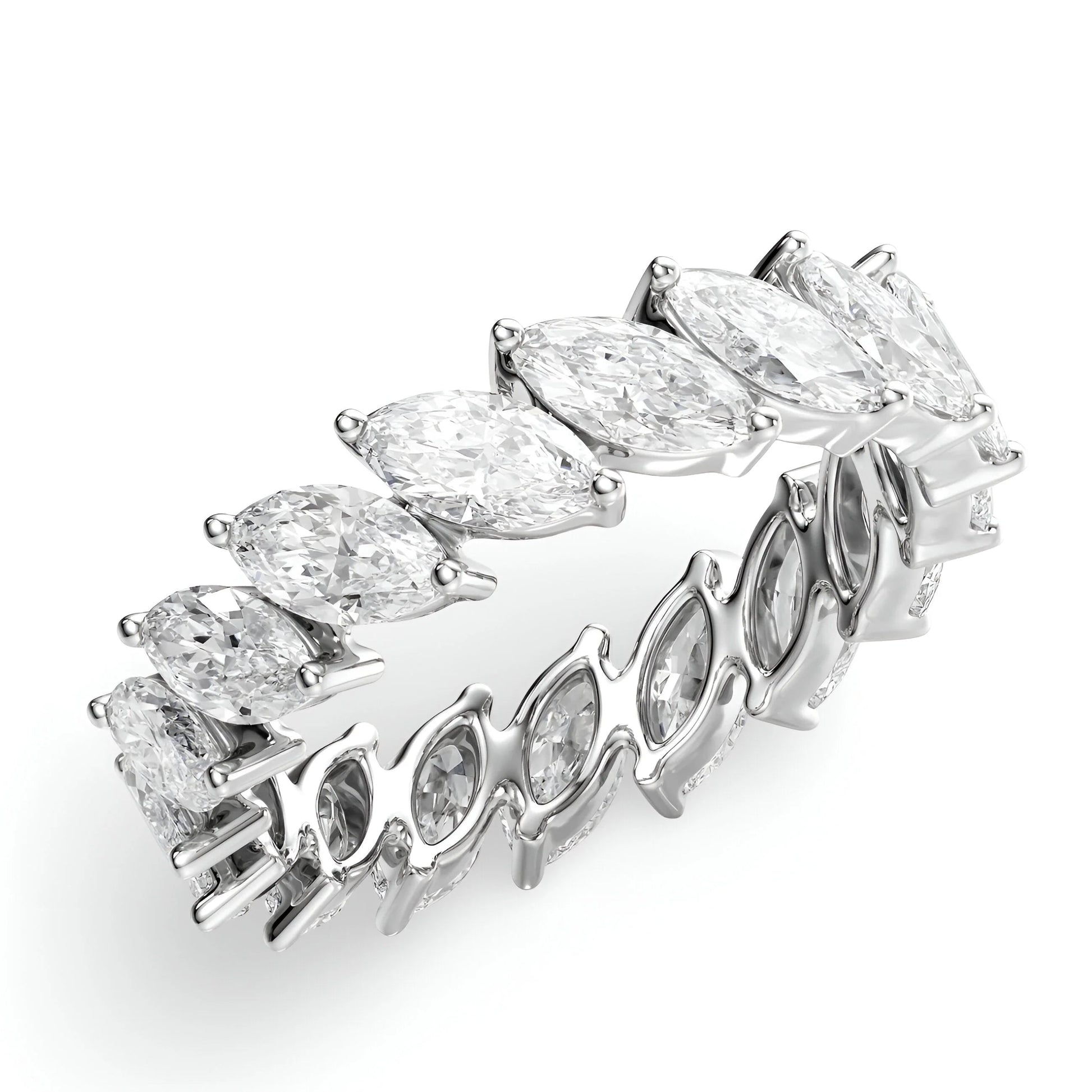 The Royal Leaf Band in Cubic Zirconia MG ESSENCE