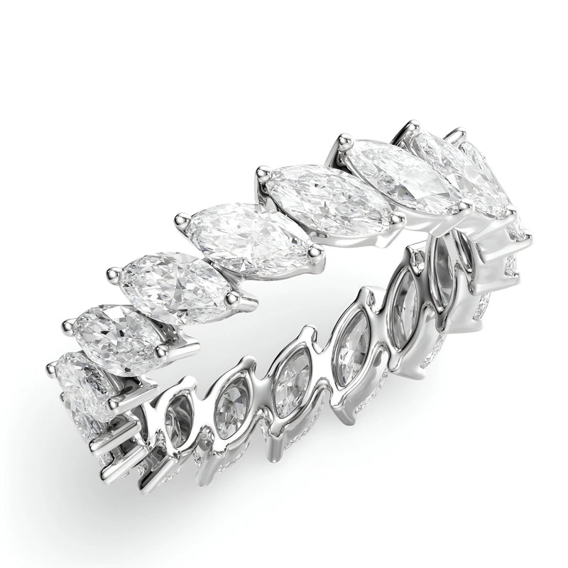 The Royal Leaf Band in Cubic Zirconia