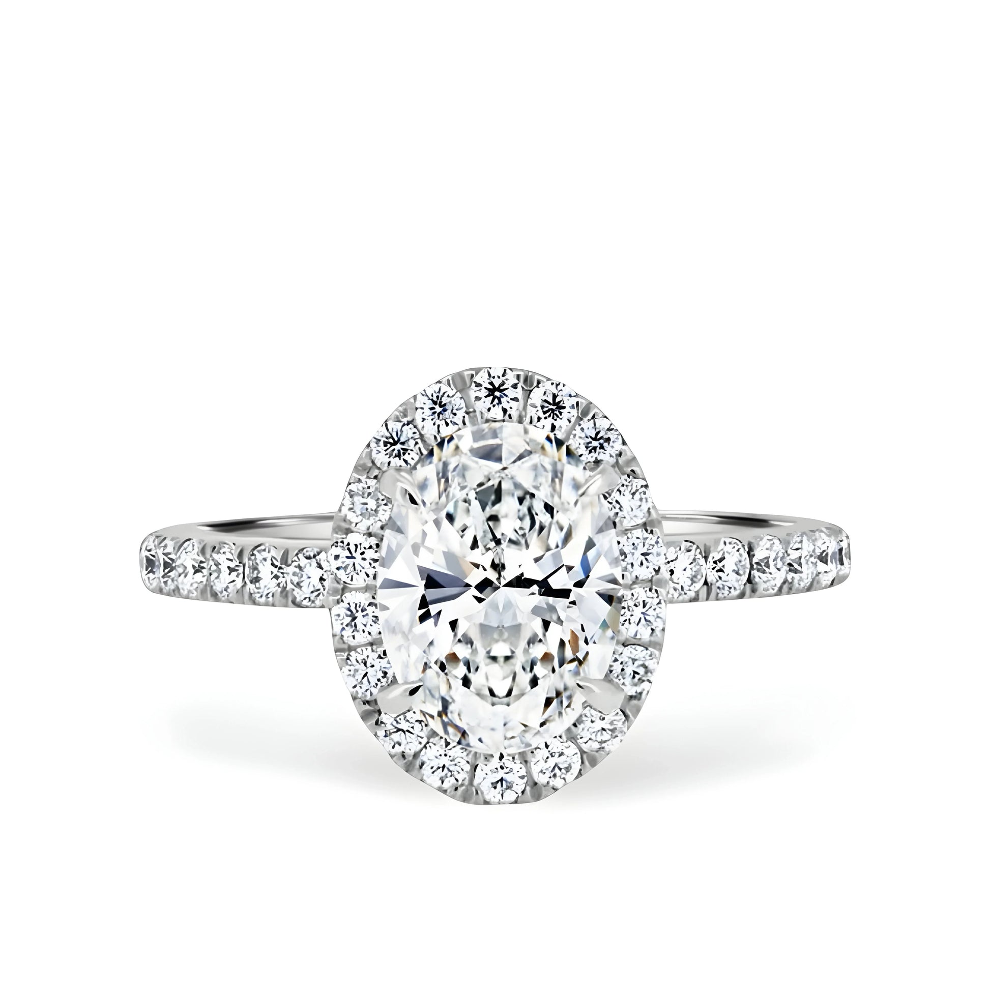 MG VERELE®️ 3.0CT OVAL HALO RING - MG ESSENCE