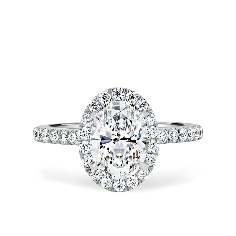 MG VERELE™️ 3.0CT Oval Halo Ring