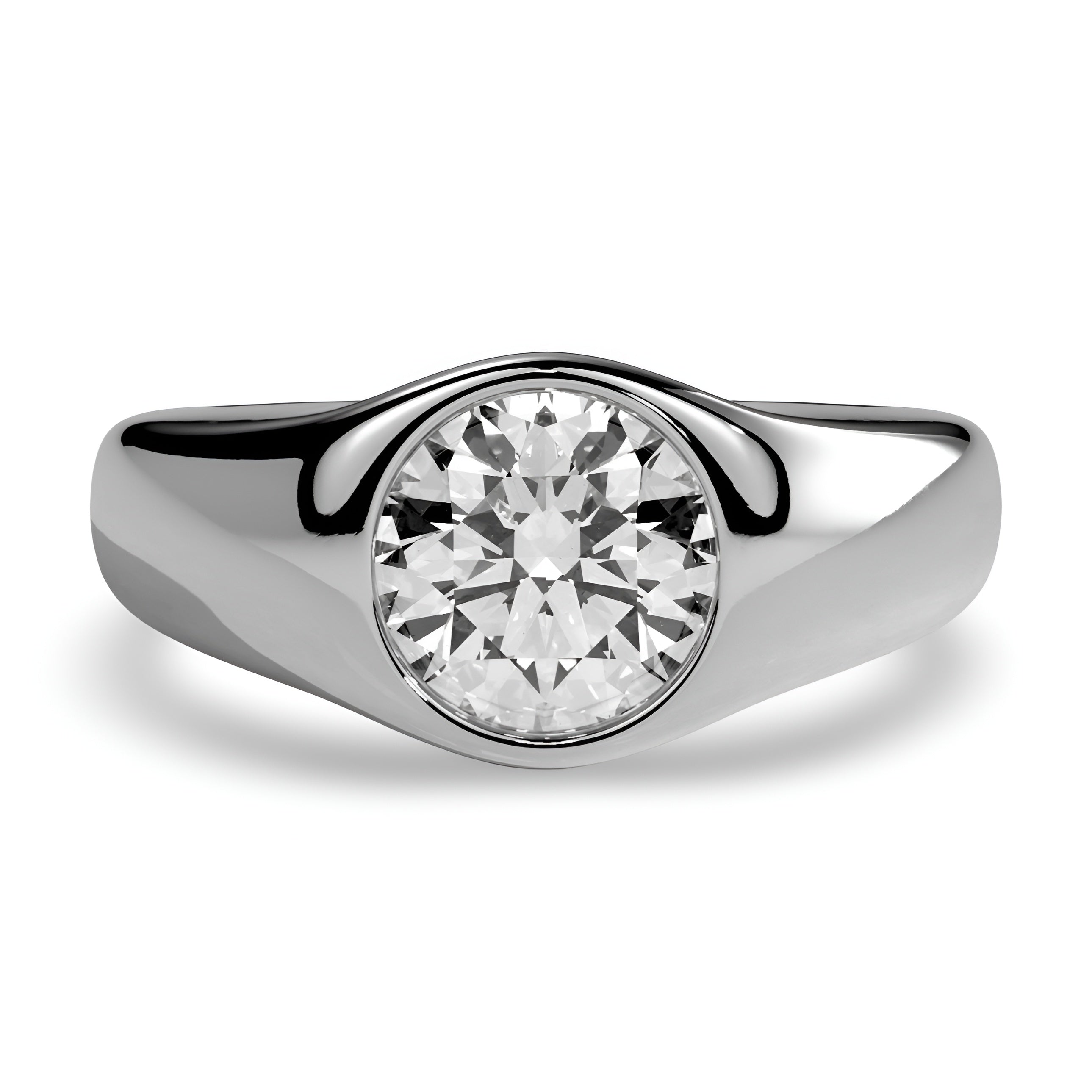 The Sovereign Band in Sterling Silver