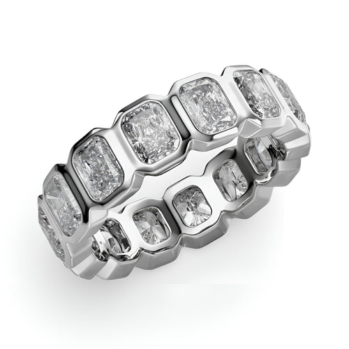 Radiant Bezel Eternity Band MG ESSENCE