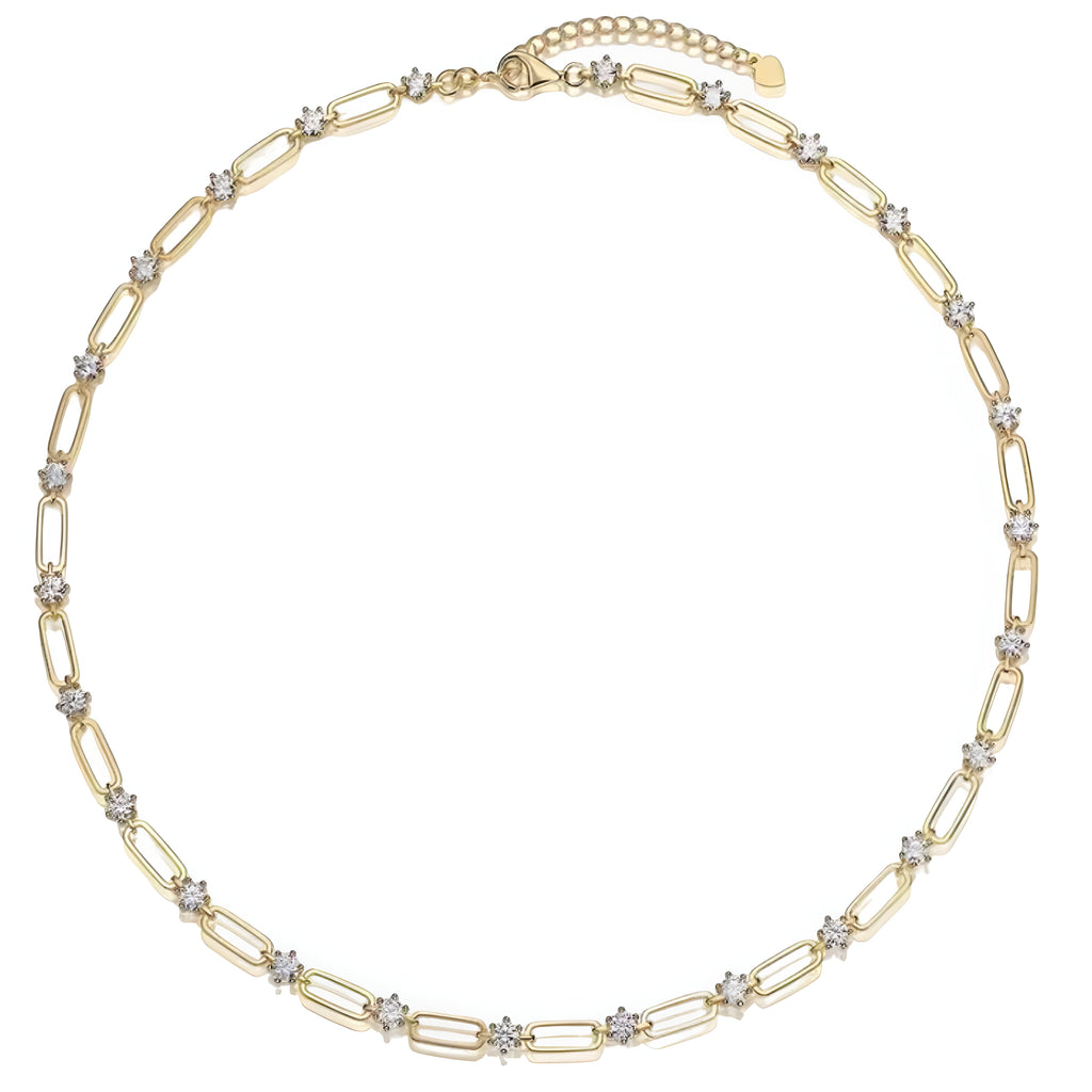 The Nova Clasp™️ Gold-Plated Necklace - MG ESSENCE