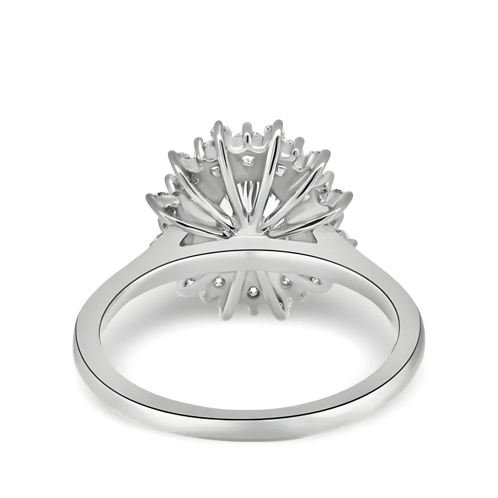 MG SIGNATURE®️ 2.0CT CATHEDRAL OVAL HALO RING - MG ESSENCE