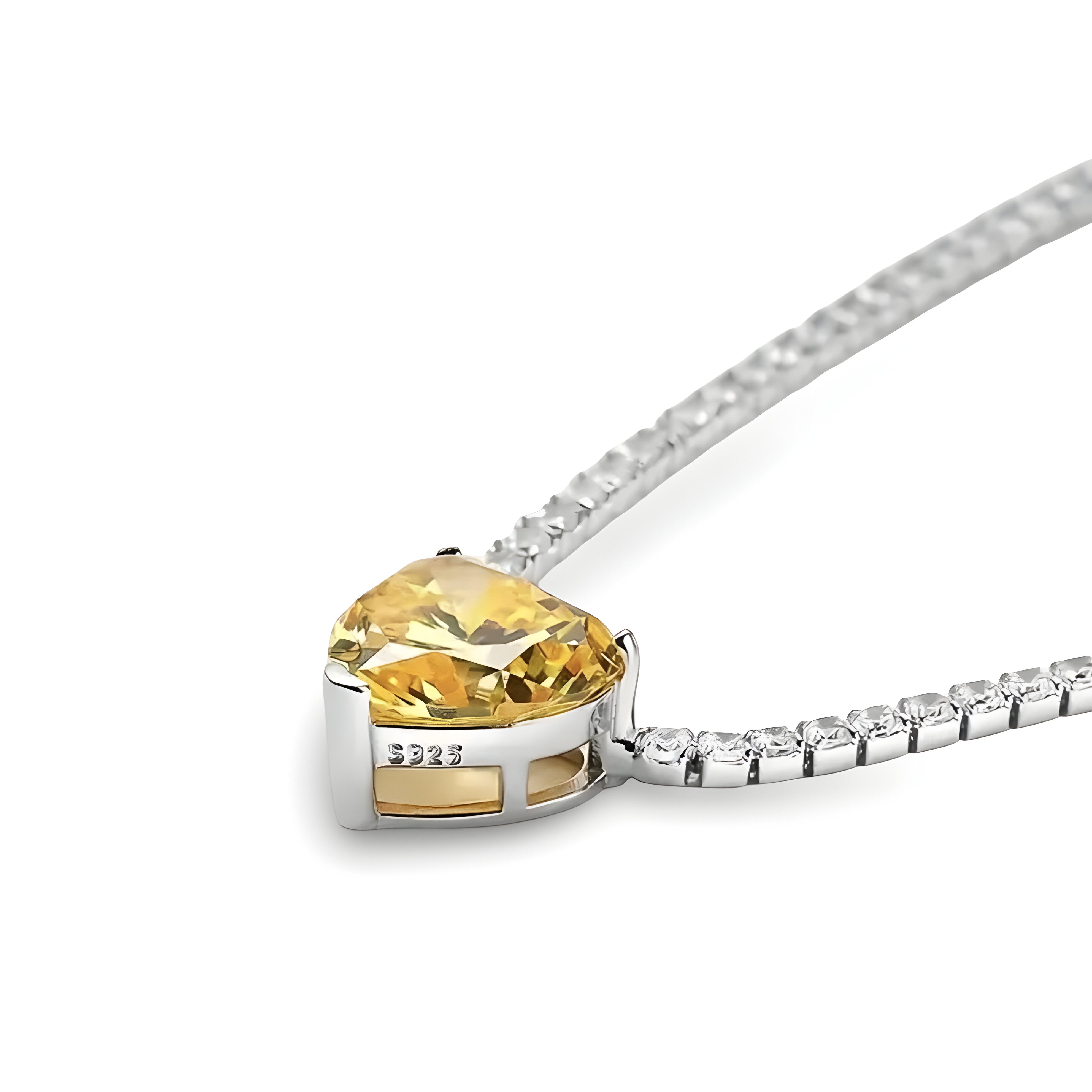 Sunlit Embrace Tennis Necklace