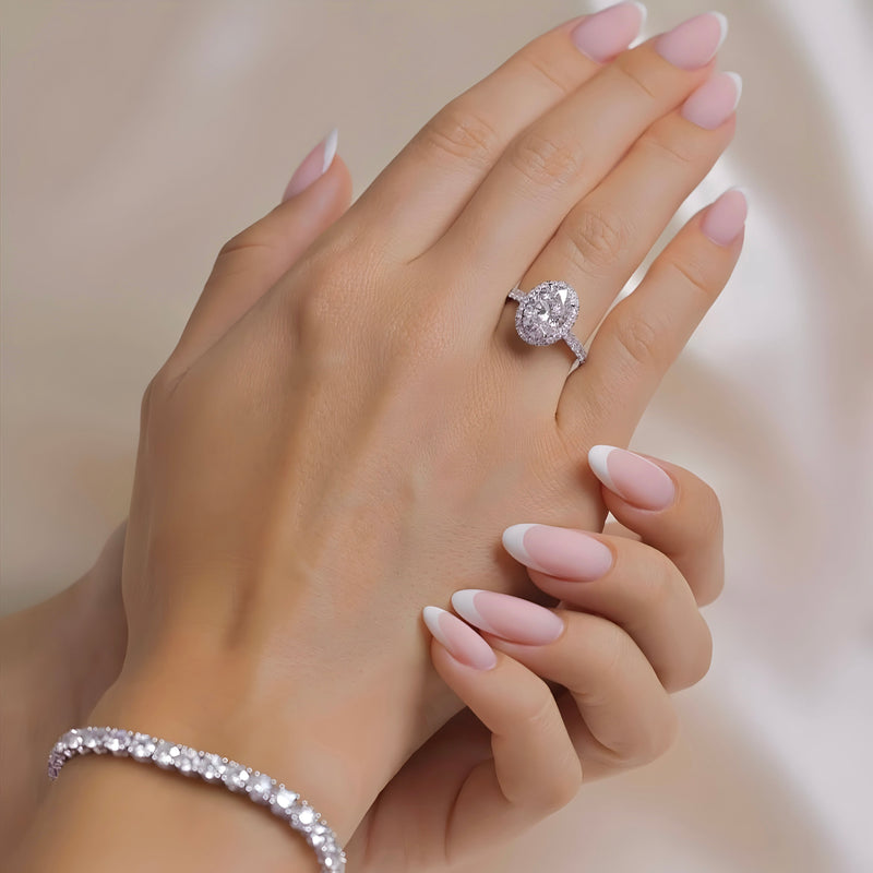 MG VERELE™️ 3.0CT Oval Halo Ring