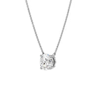 2.0ct Round Brilliant Solitaire Necklace