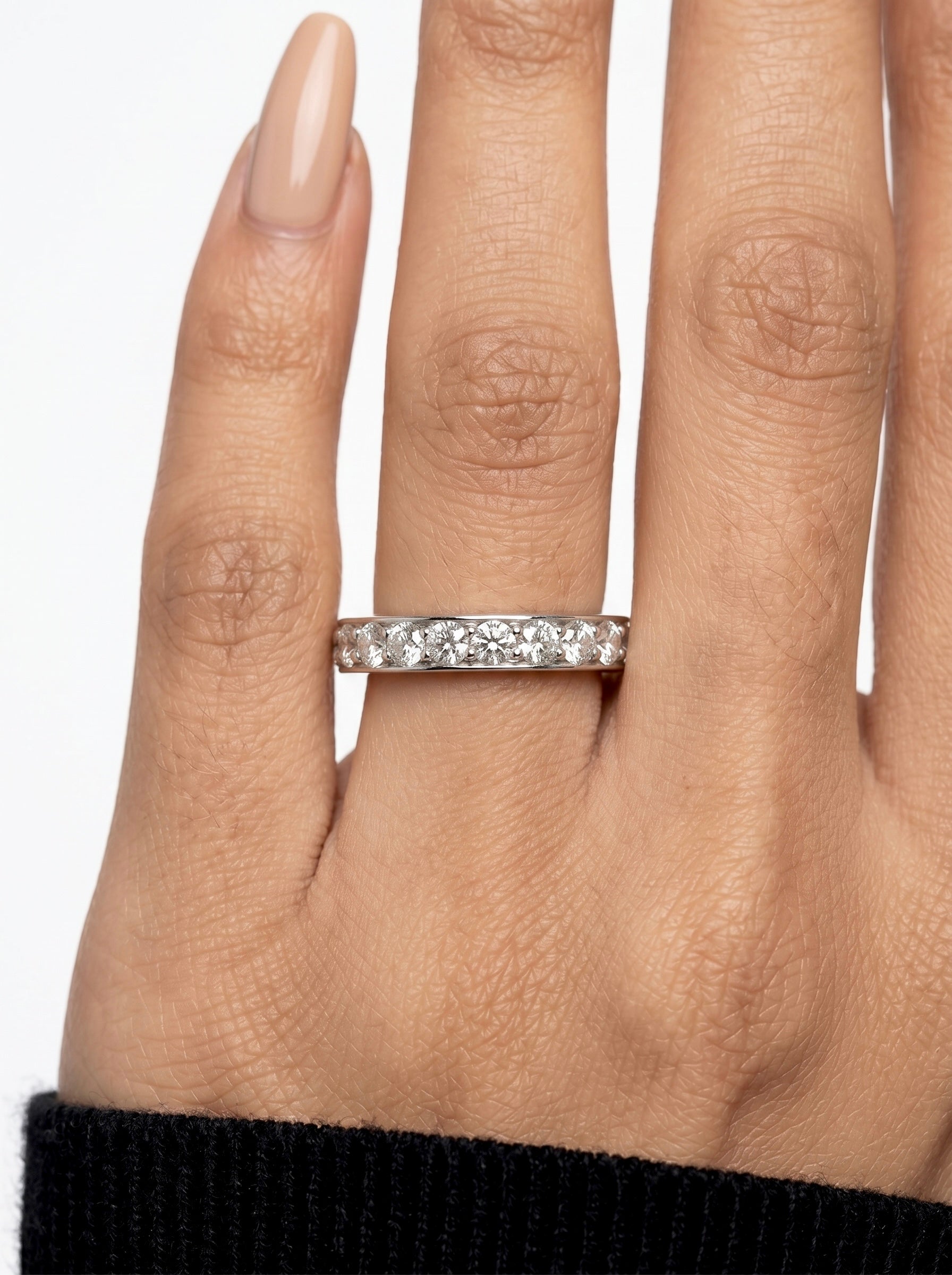 MG INFINITY™️ ROUND CHANNEL ETERNITY RING