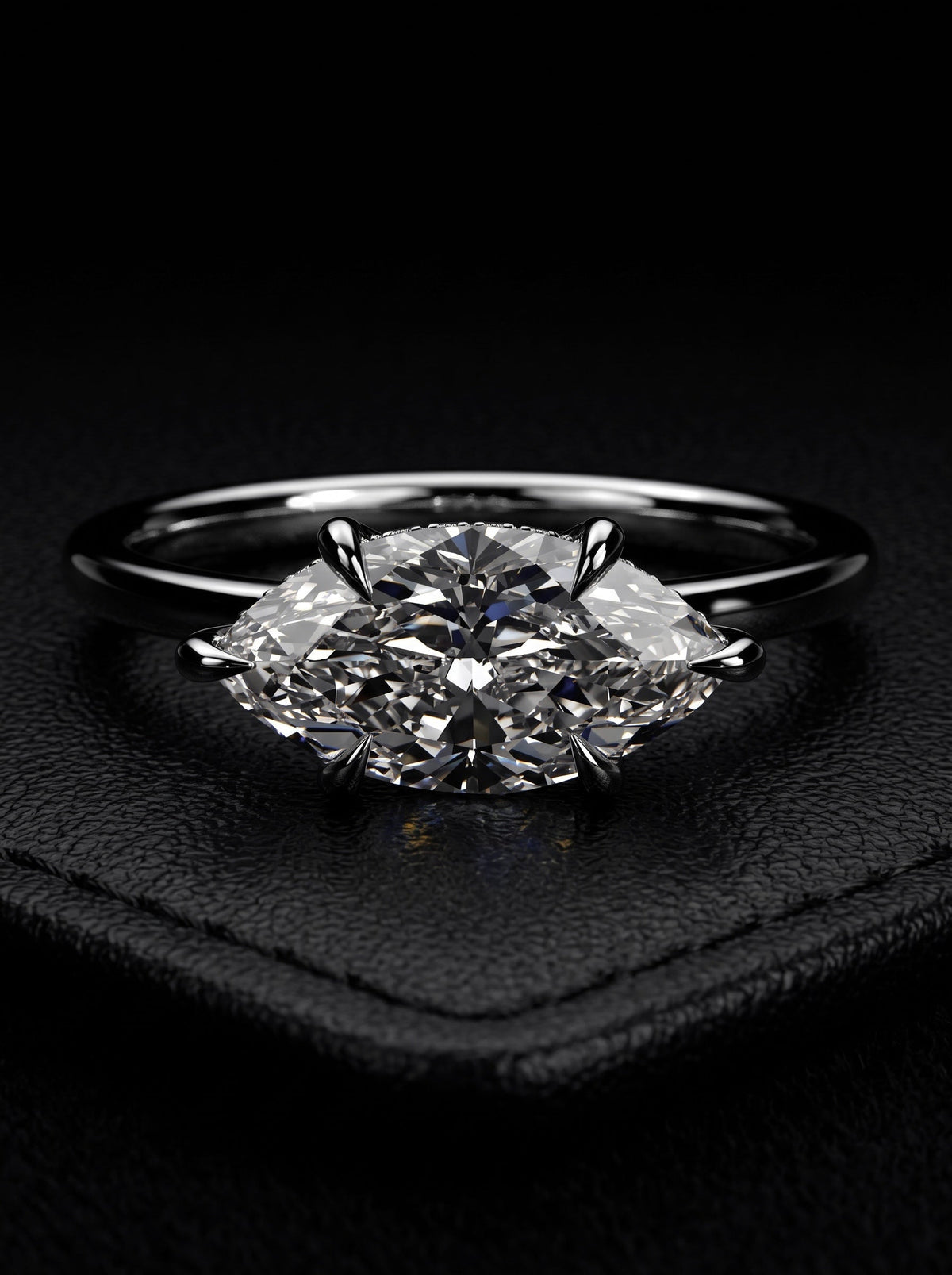 3.0ct Marquise East–West Solitaire MG ESSENCE