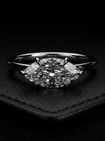 3.0ct Marquise East–West Solitaire