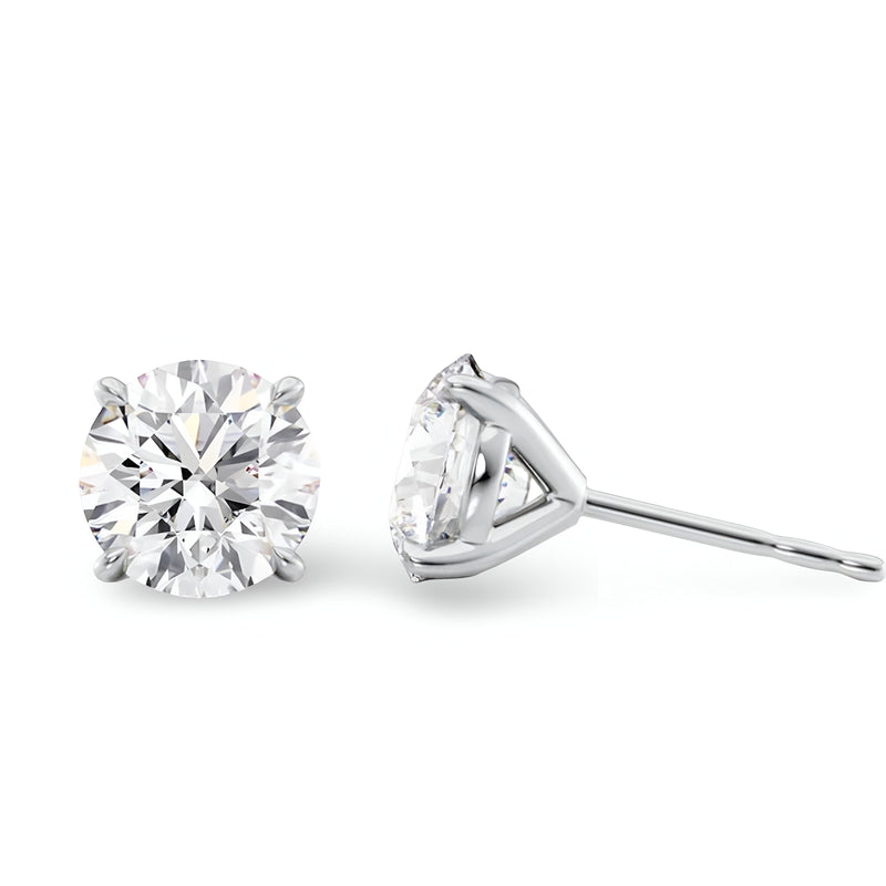 Round Stellar Gleam Earrings