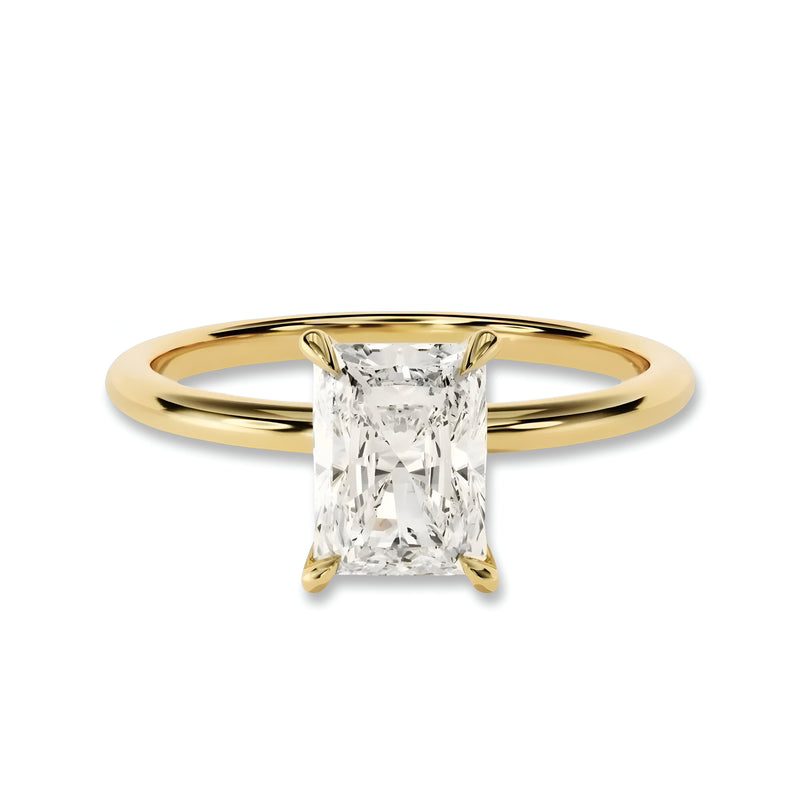 3.0ct Radiant Cut Solitaire Ring