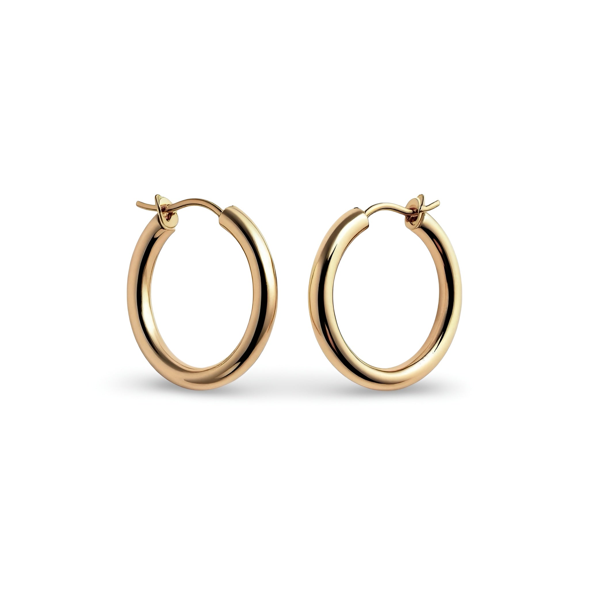 Classic 9K Yellow Gold Hoops – Perfect Everyday Elegance