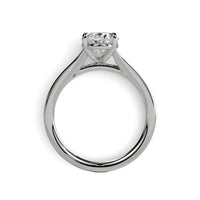 4.0ct Oval Cut Split-Shank Solitaire Ring