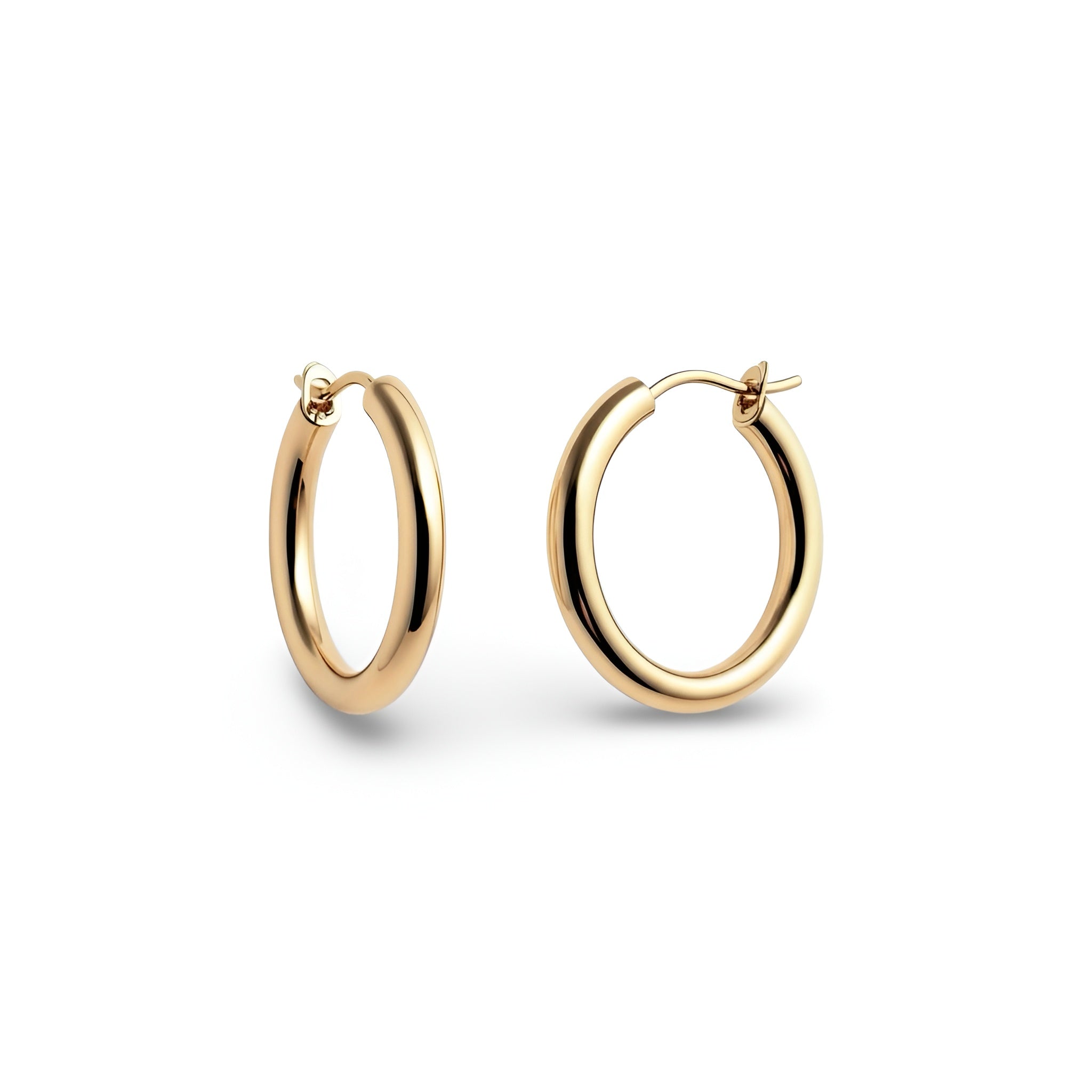 Classic 9K Yellow Gold Hoops – Perfect Everyday Elegance