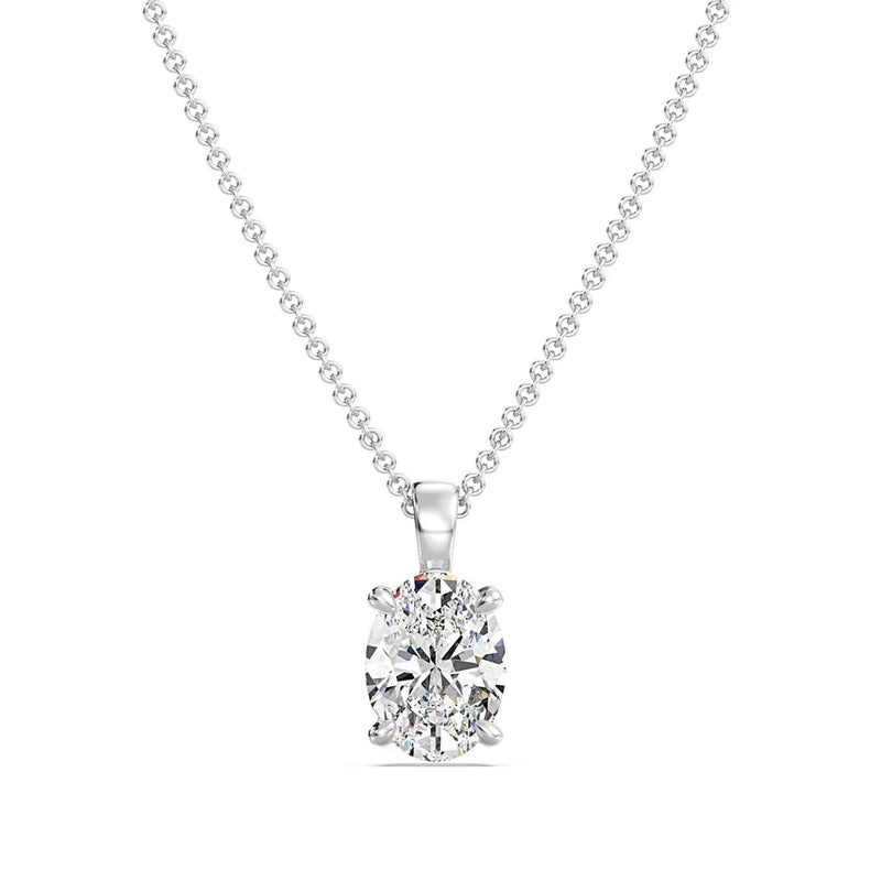 2.0 CT Oval Cut Opal Dream Necklace