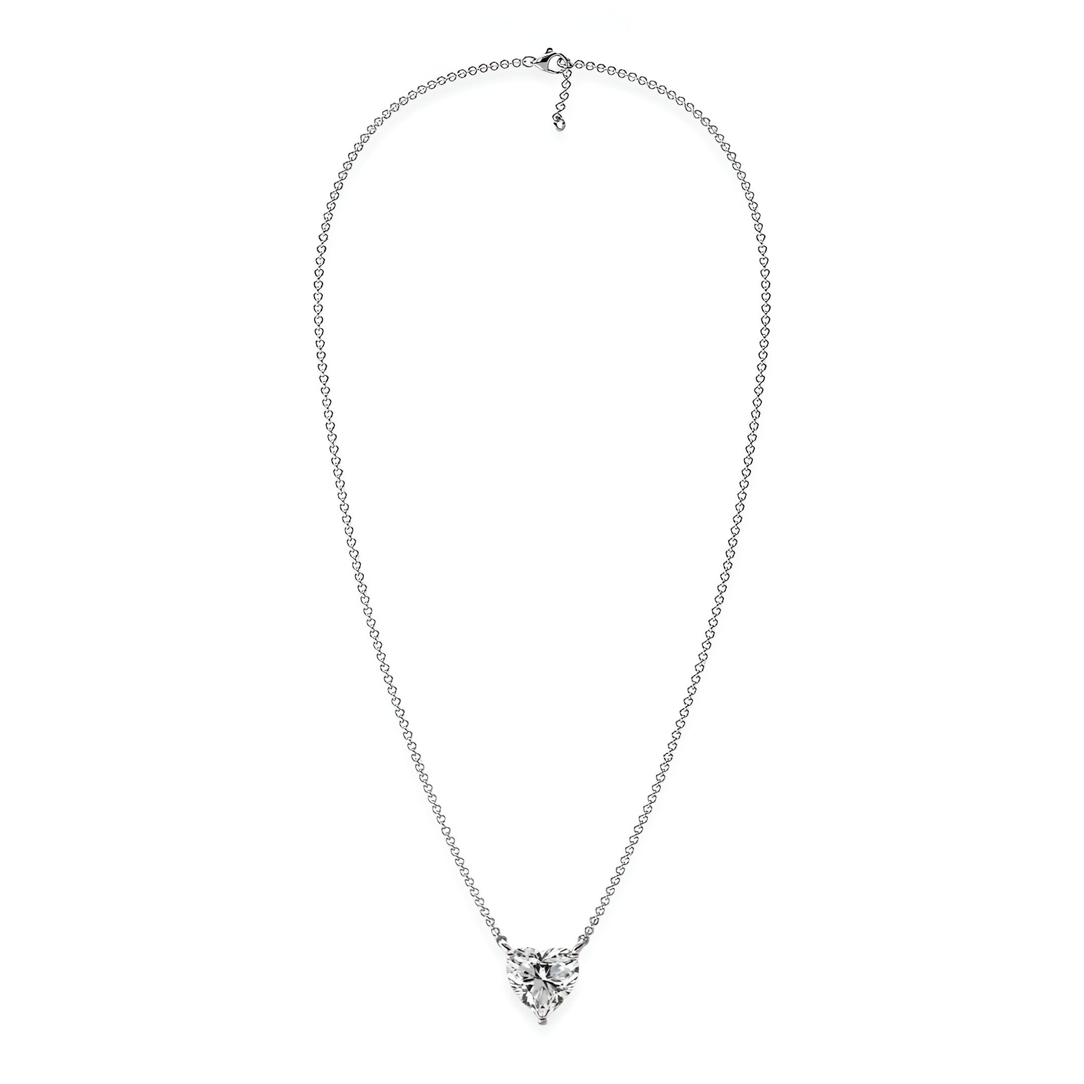 MG TIMELESS Silver Heart Necklace