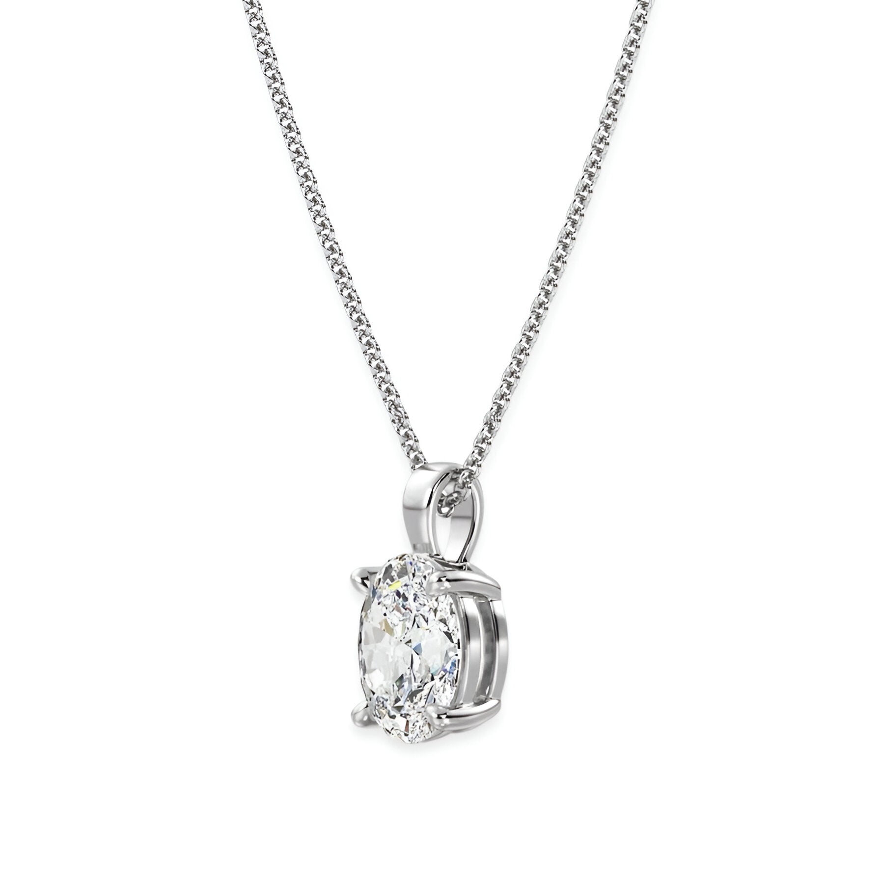 2.0 CT Oval Cut Opal Dream Necklace