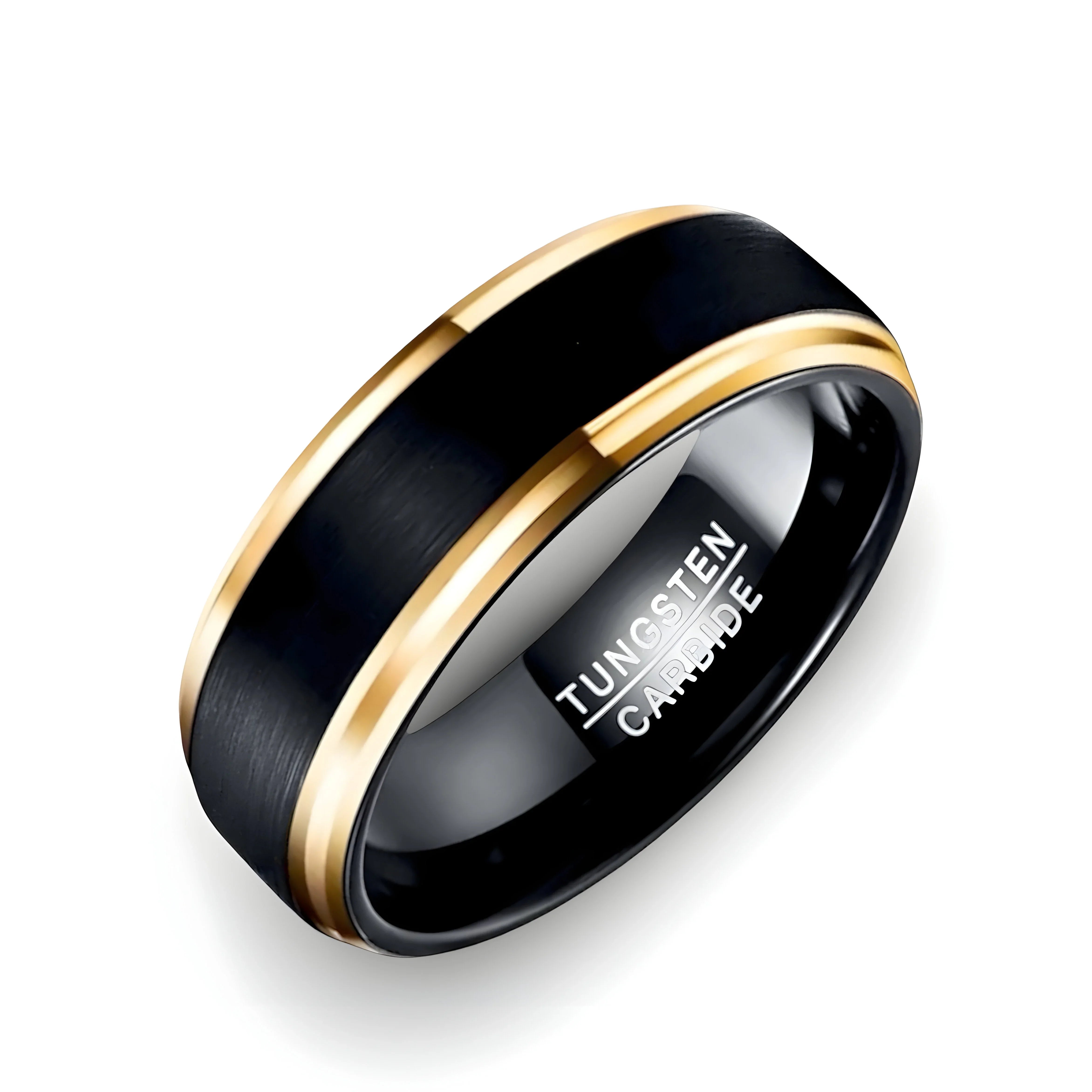 The Imperium Gold Tungsten Carbide Ring