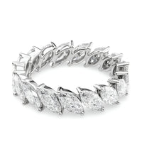 The Royal Leaf Band in Cubic Zirconia