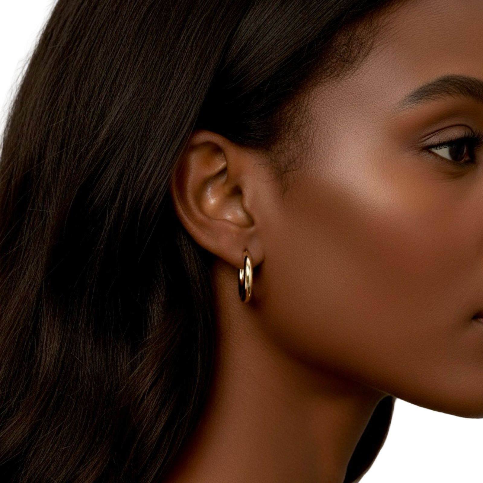 Classic 2 mm Solid 9K Yellow Gold Hoop Earrings – Timeless Everyday Luxury