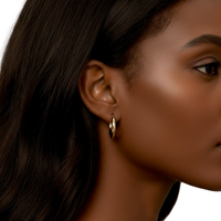 Classic 2 mm Solid 9K Yellow Gold Hoop Earrings – Timeless Everyday Luxury