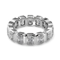 Radiant Bezel Eternity Band