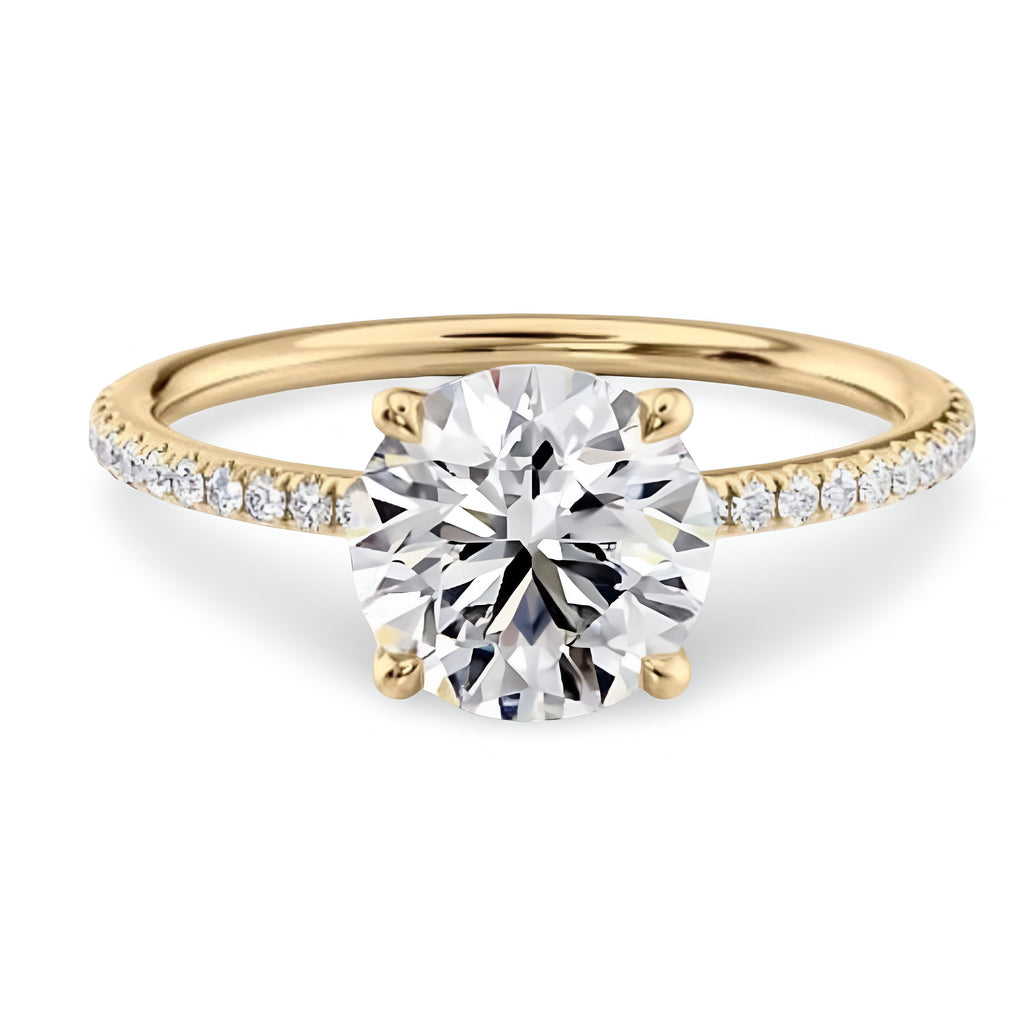 2.0CT Round Brilliant W/ Pavé MG ESSENCE