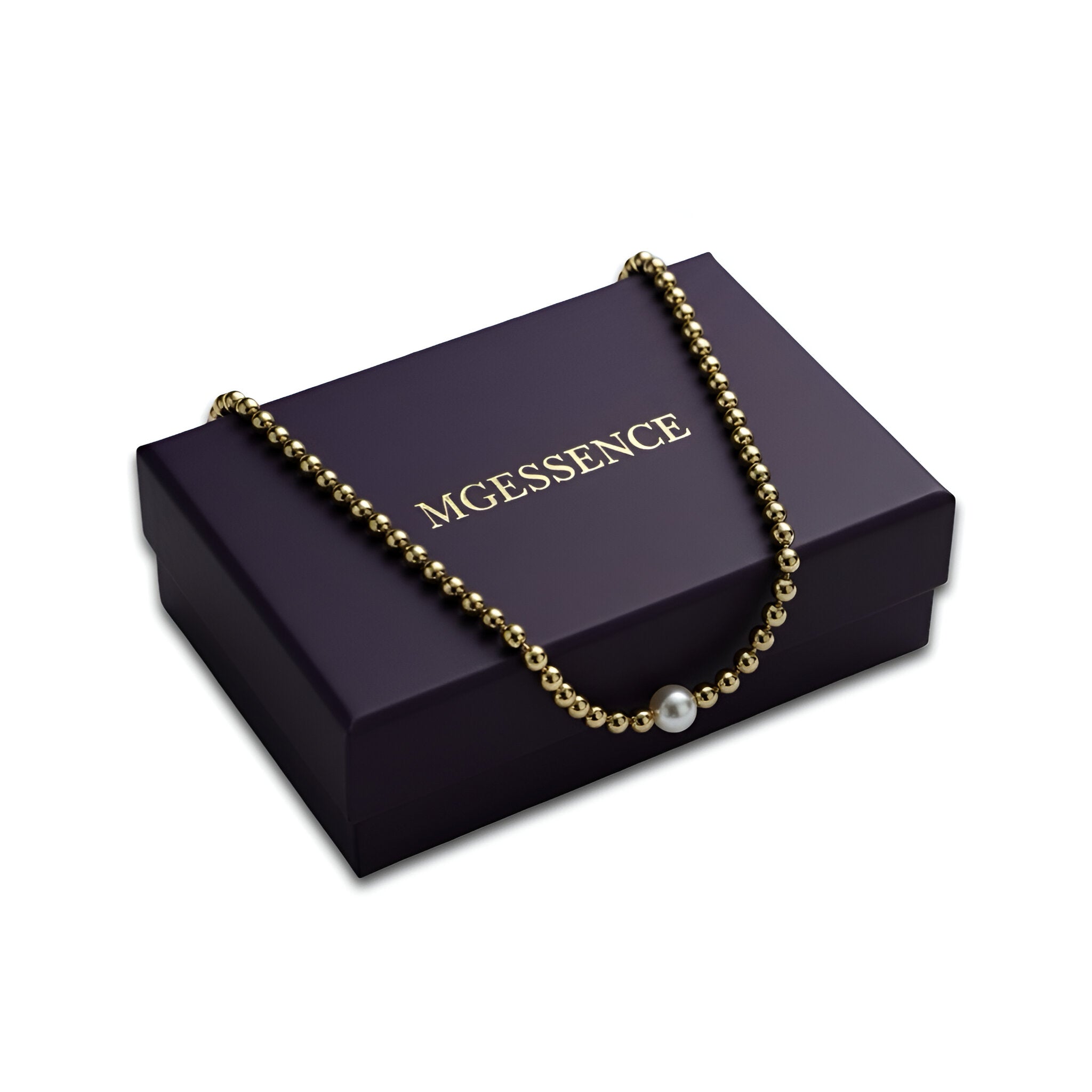 Luminara™️ Gold Plated Italian-Made Pearl Necklace